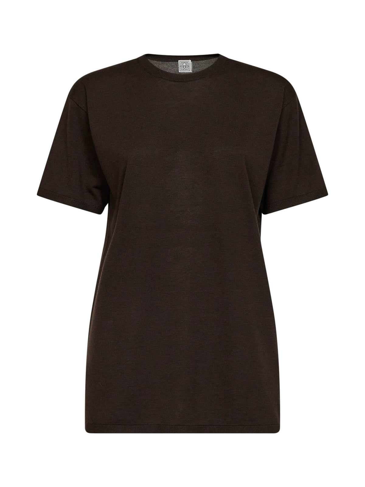 Toteme Women Fondante Oversized Lyocell And Cashmere Knit T-Shirt TOTEME
