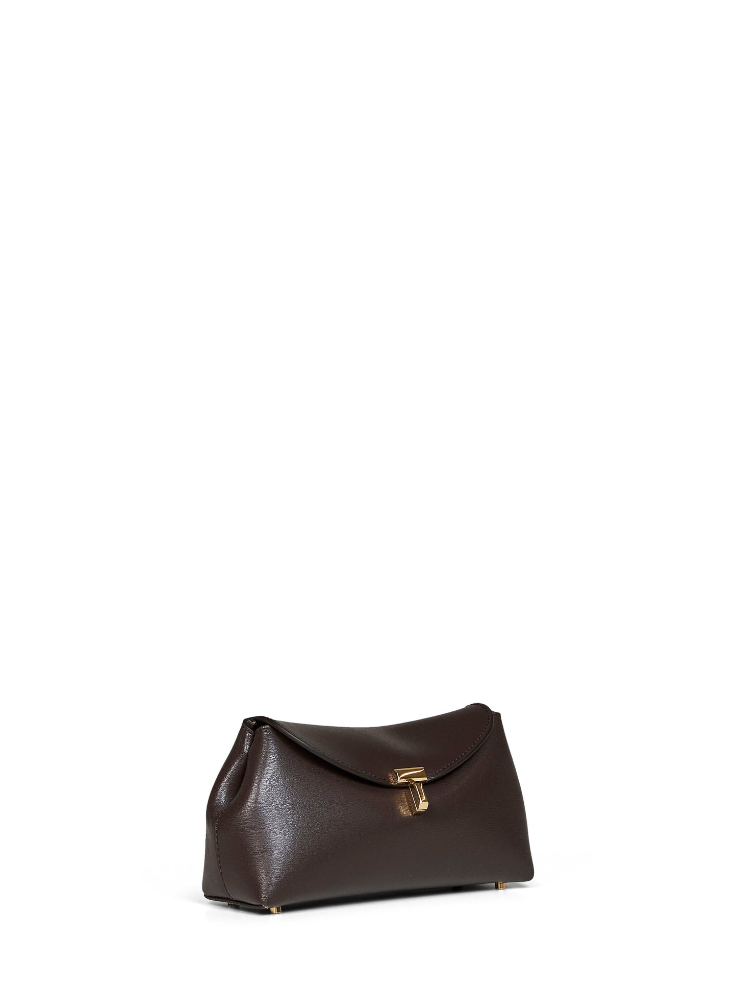 Toteme Women Bark Mini T-Lock Clutch Bag TOTEME