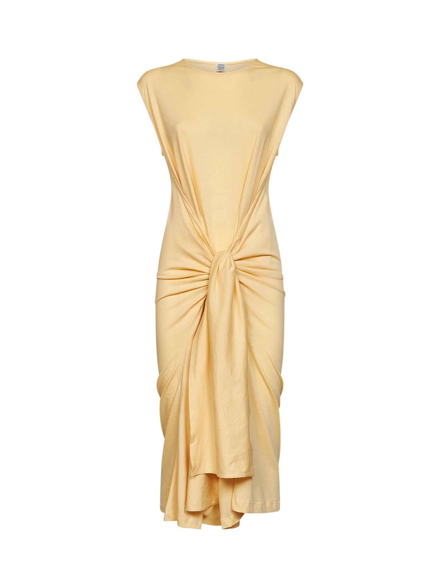 Toteme Women Buttercup Jersey Tie-Waist Midi Dress TOTEME