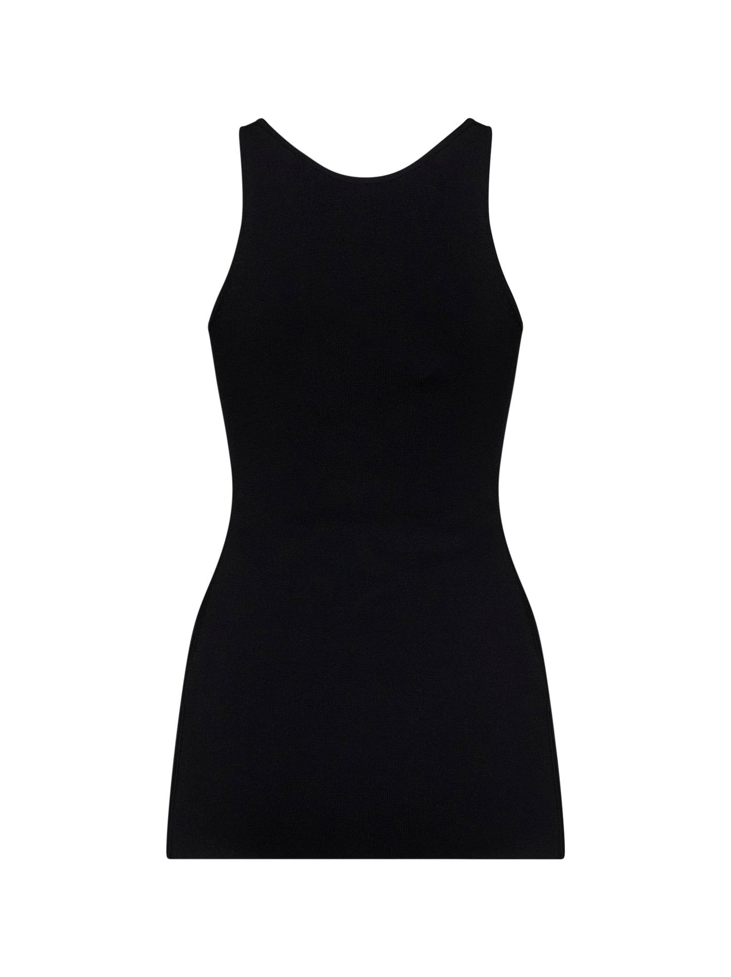 Toteme Women Black Compact Knit Classic Tank Top TOTEME