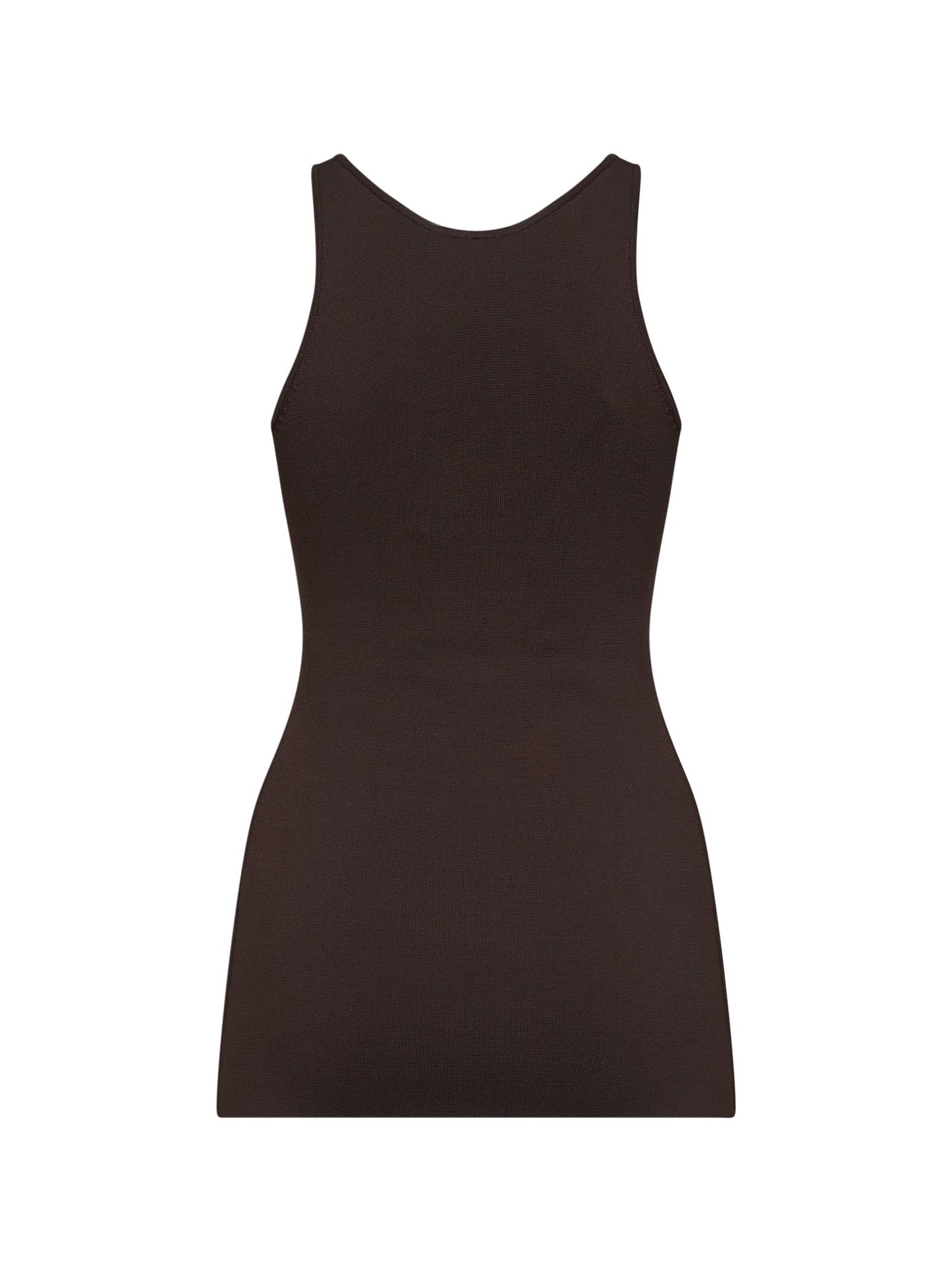Toteme Women Walnut Compact Knit Classic Tank Top TOTEME