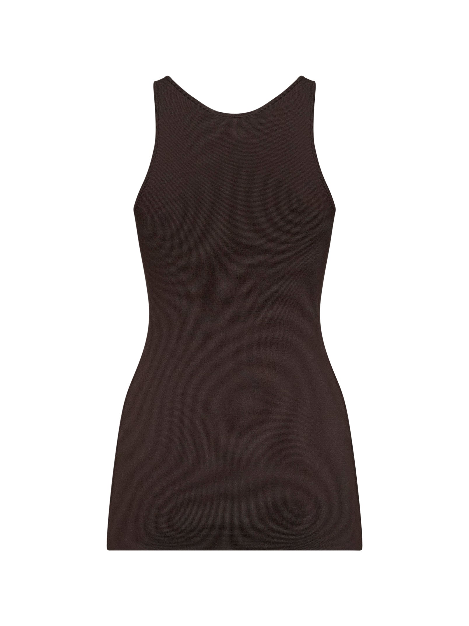 Toteme Women Walnut Compact Knit Classic Tank Top TOTEME