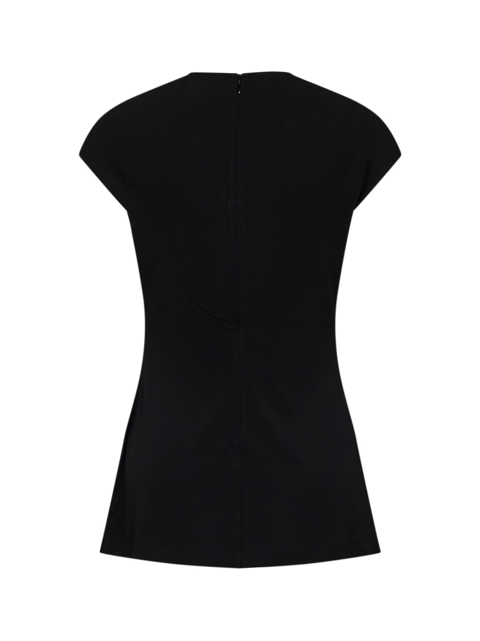 Toteme Women Black Fluid Jersey Everyday Top TOTEME