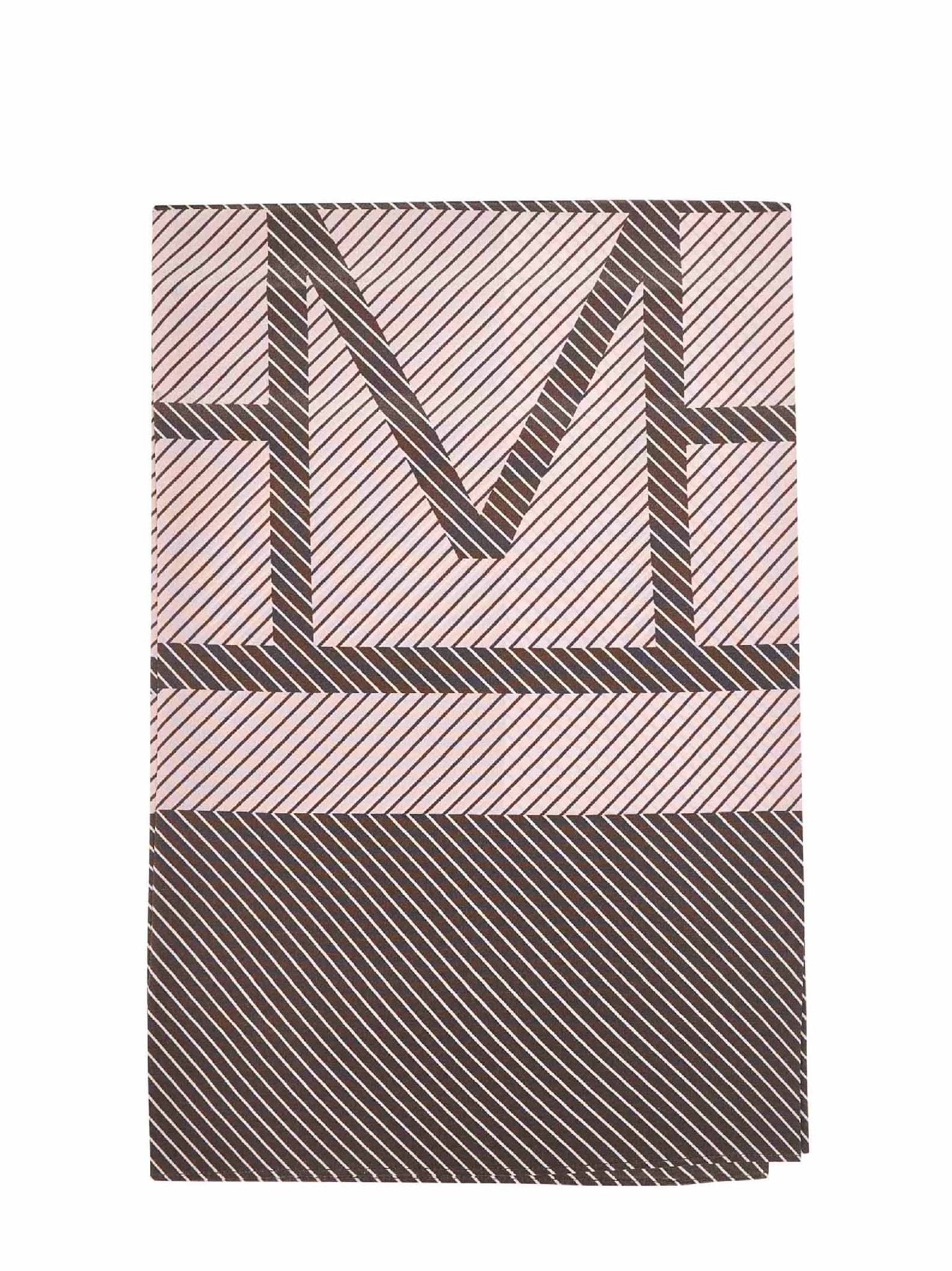 Toteme Women Walnut Silk Centered Monogram Scarf TOTEME