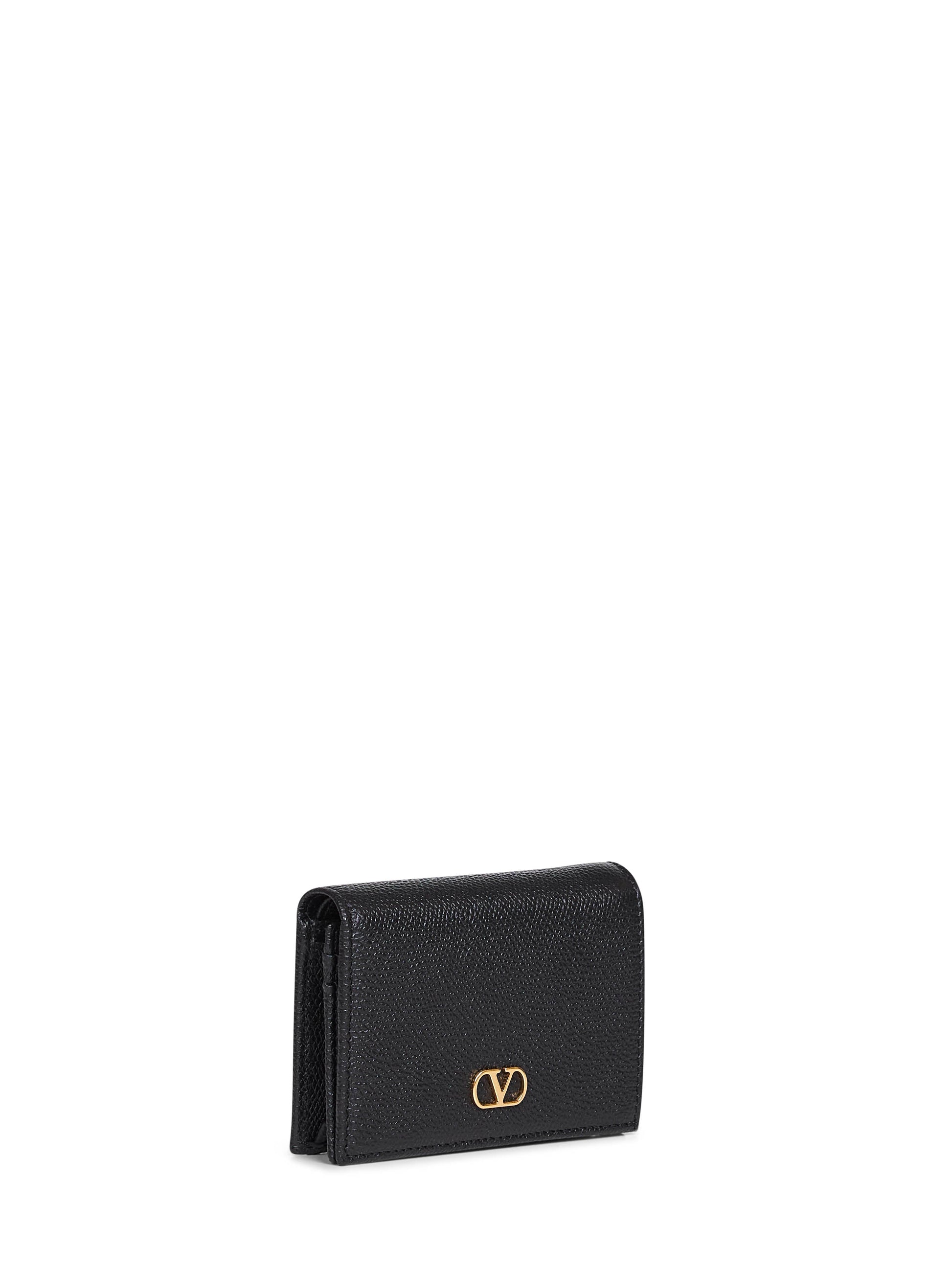 Valentino Garavani Women Black Vlogo Signature Wallet VALENTINO GARAVANI