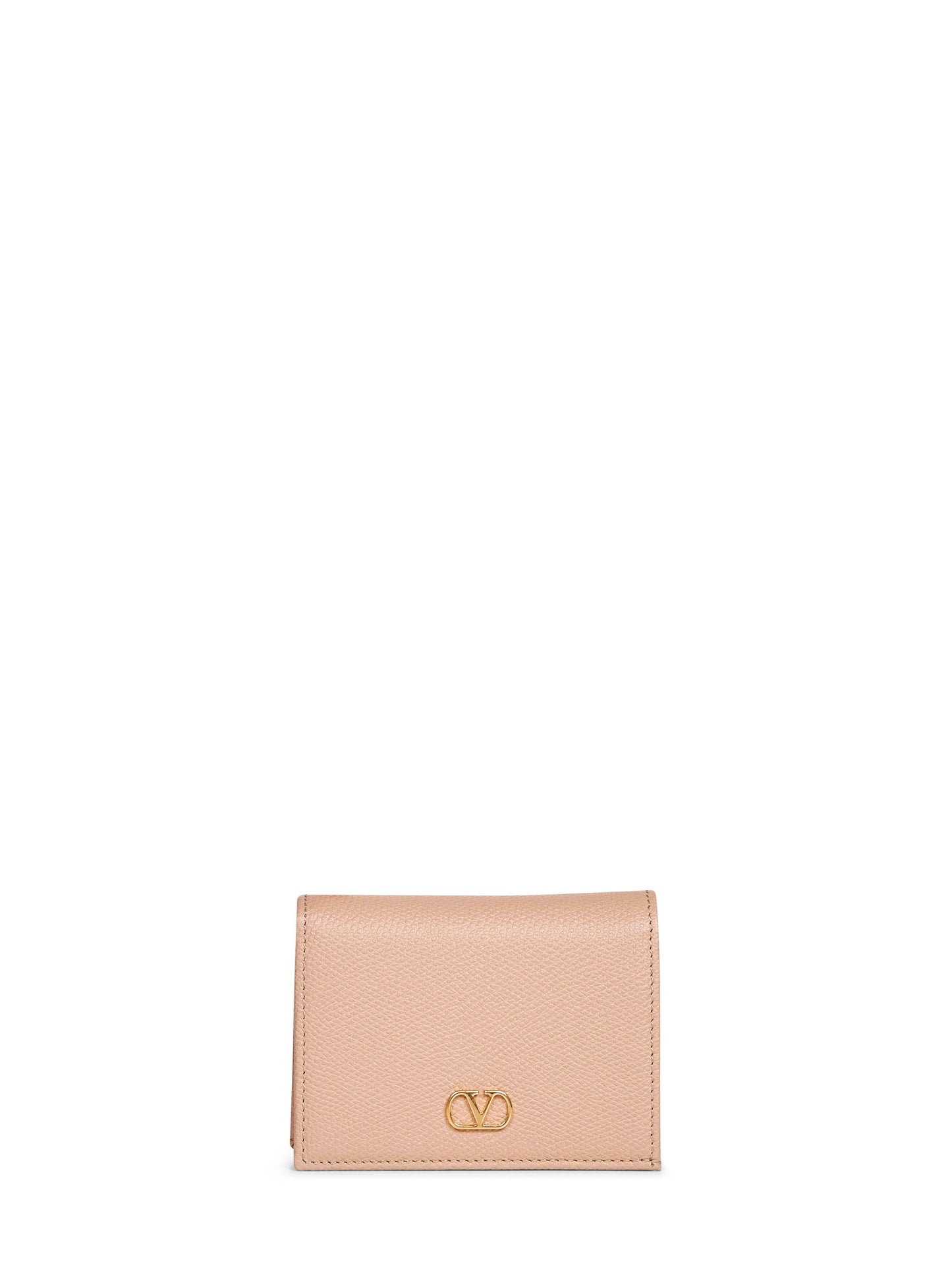 Valentino Garavani Women Rose Sand Vlogo Signature Wallet VALENTINO GARAVANI