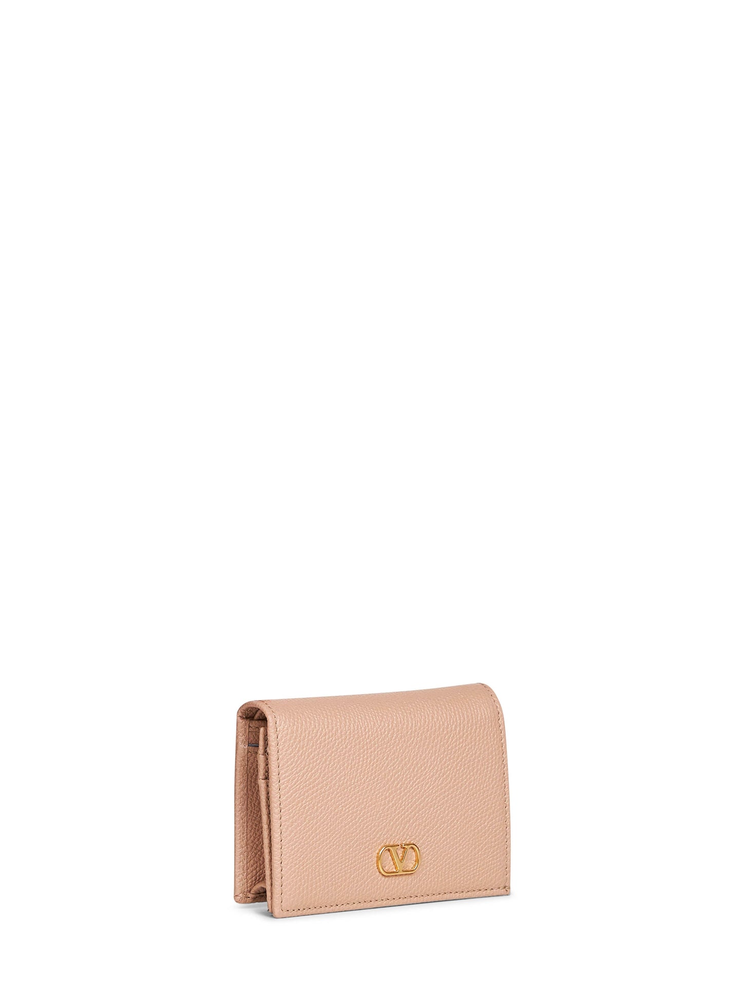 Valentino Garavani Women Rose Sand Vlogo Signature Wallet VALENTINO GARAVANI