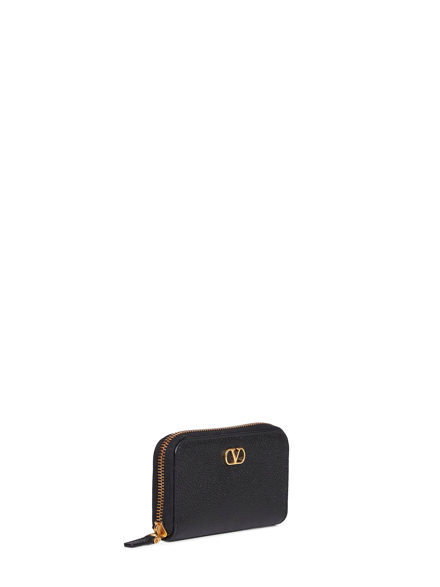 Valentino Garavani Women Black Vlogo Signature Mini Wallet VALENTINO GARAVANI