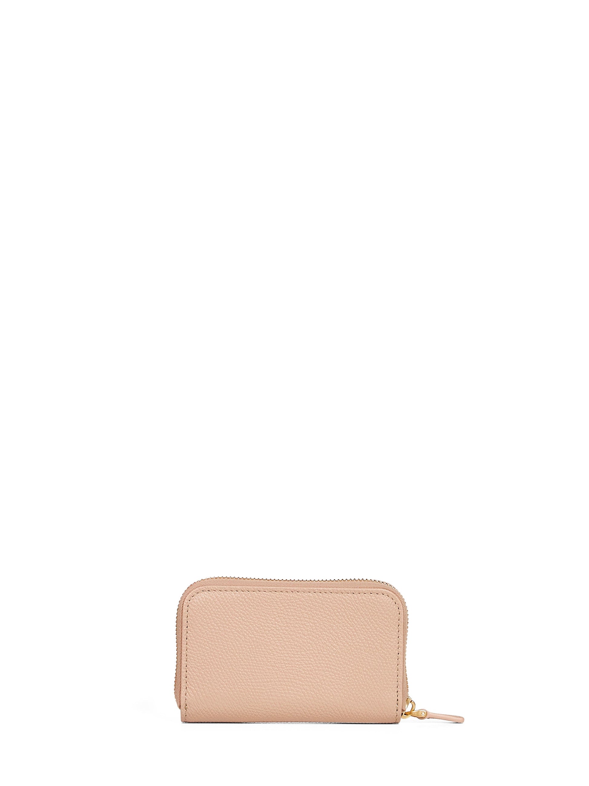 Valentino Garavani Women Rose Sand Vlogo Signature Mini Wallet VALENTINO GARAVANI