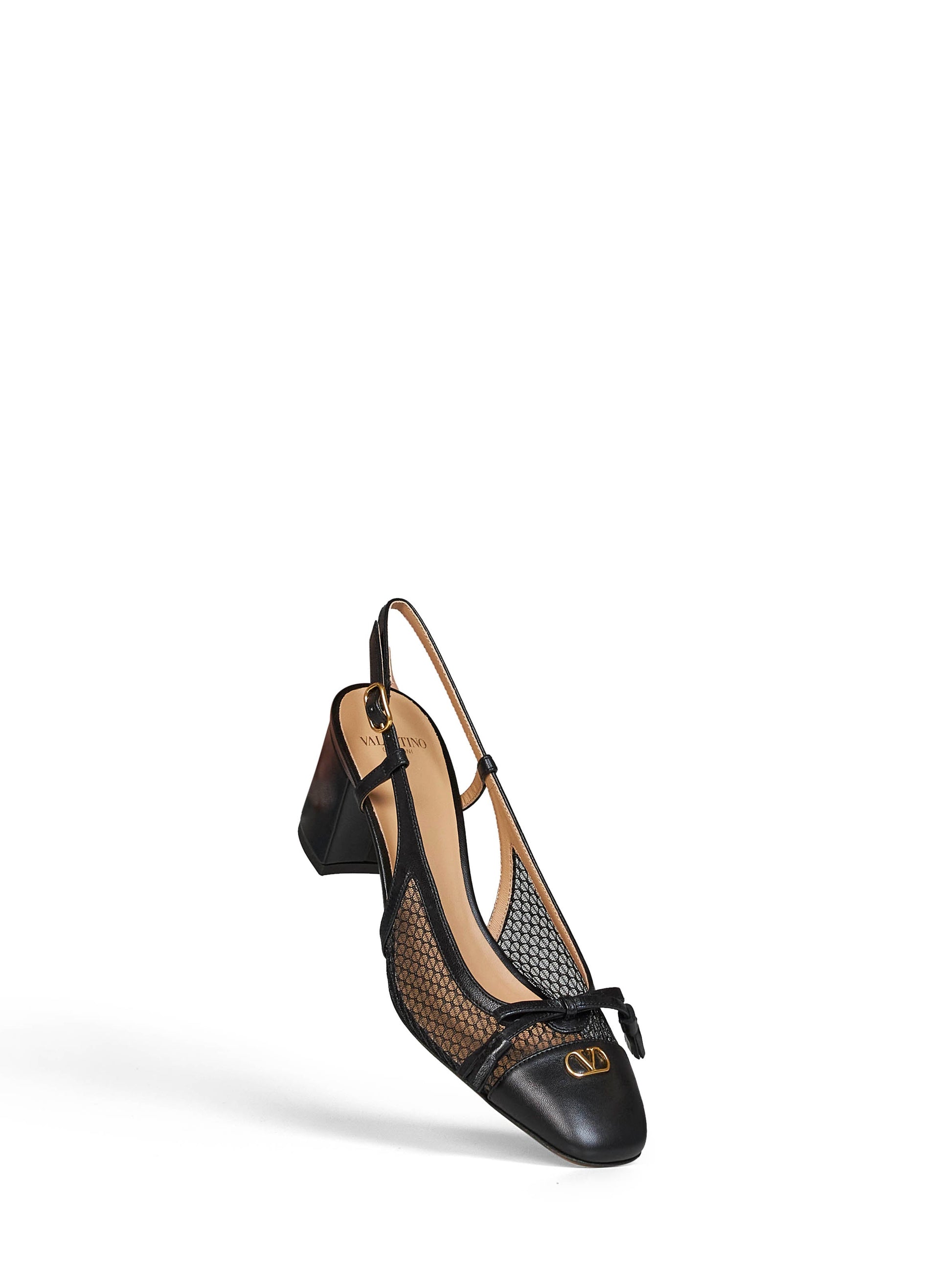 Valentino Garavani Women Black Valet Du Roi 60Mm Slingback Pumps VALENTINO GARAVANI