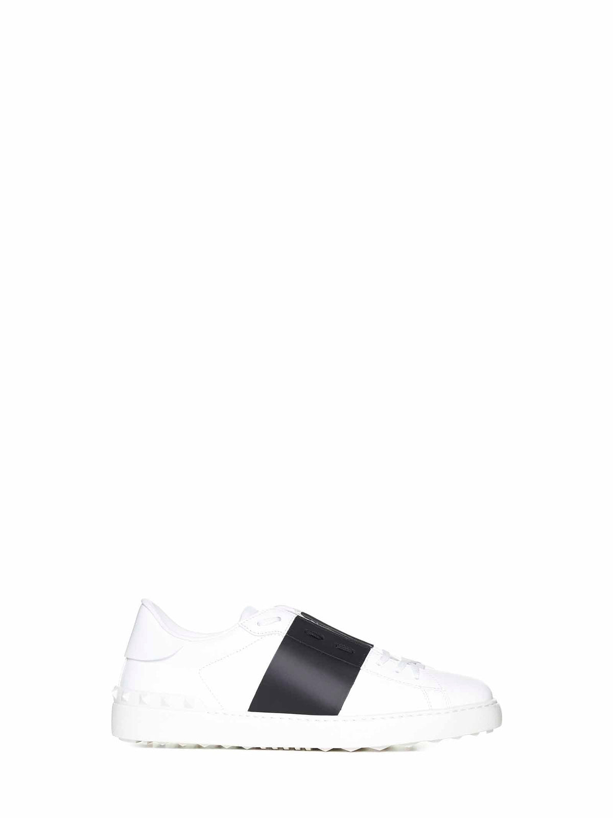 Valentino Garavani Men White Calfskin Open Sneakers VALENTINO GARAVANI