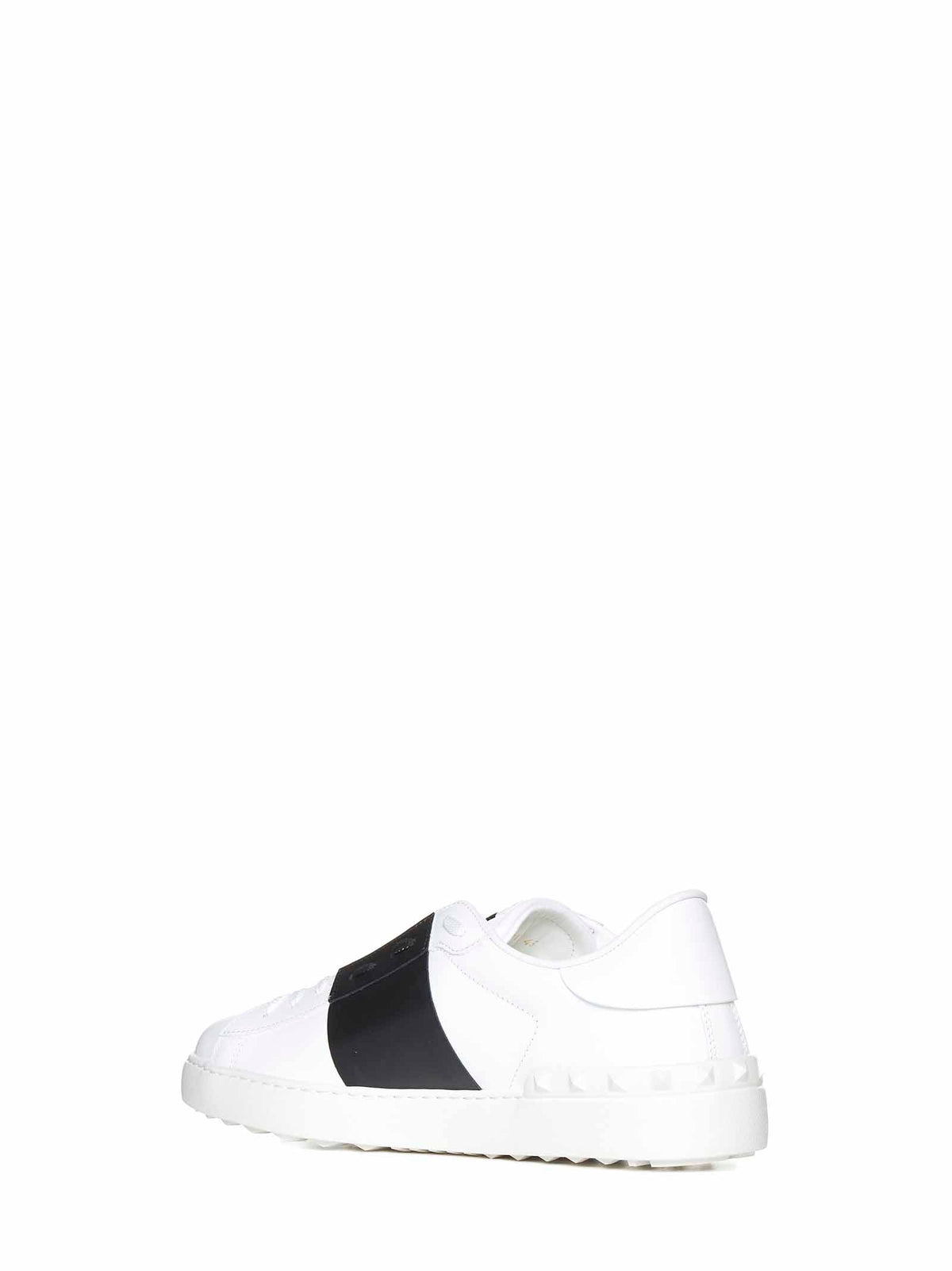 Valentino Garavani Men White Calfskin Open Sneakers VALENTINO GARAVANI