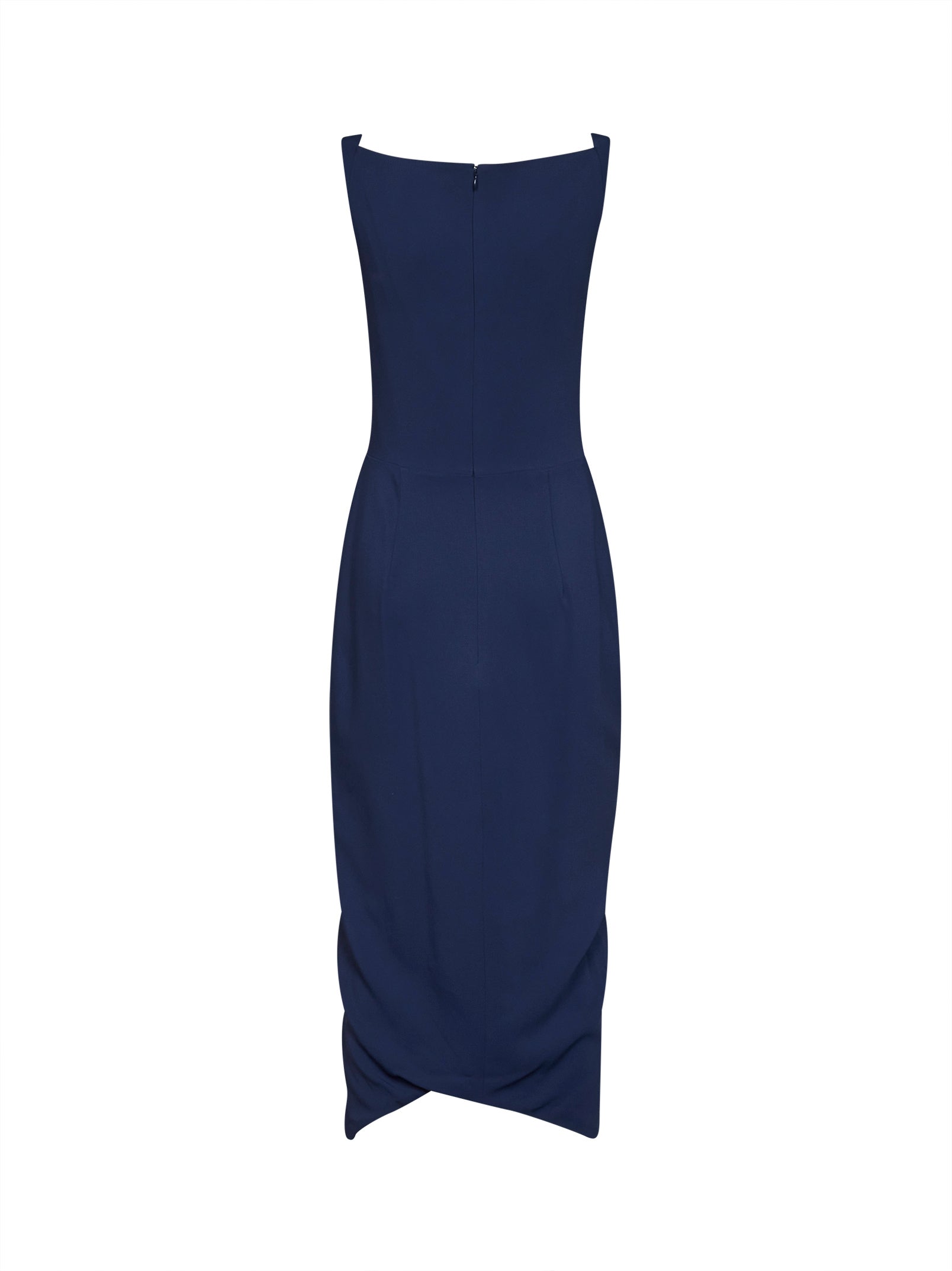 Vivienne Westwood Women French Navy Stretch Viscose Panther Midi Dress VIVIENNE WESTWOOD