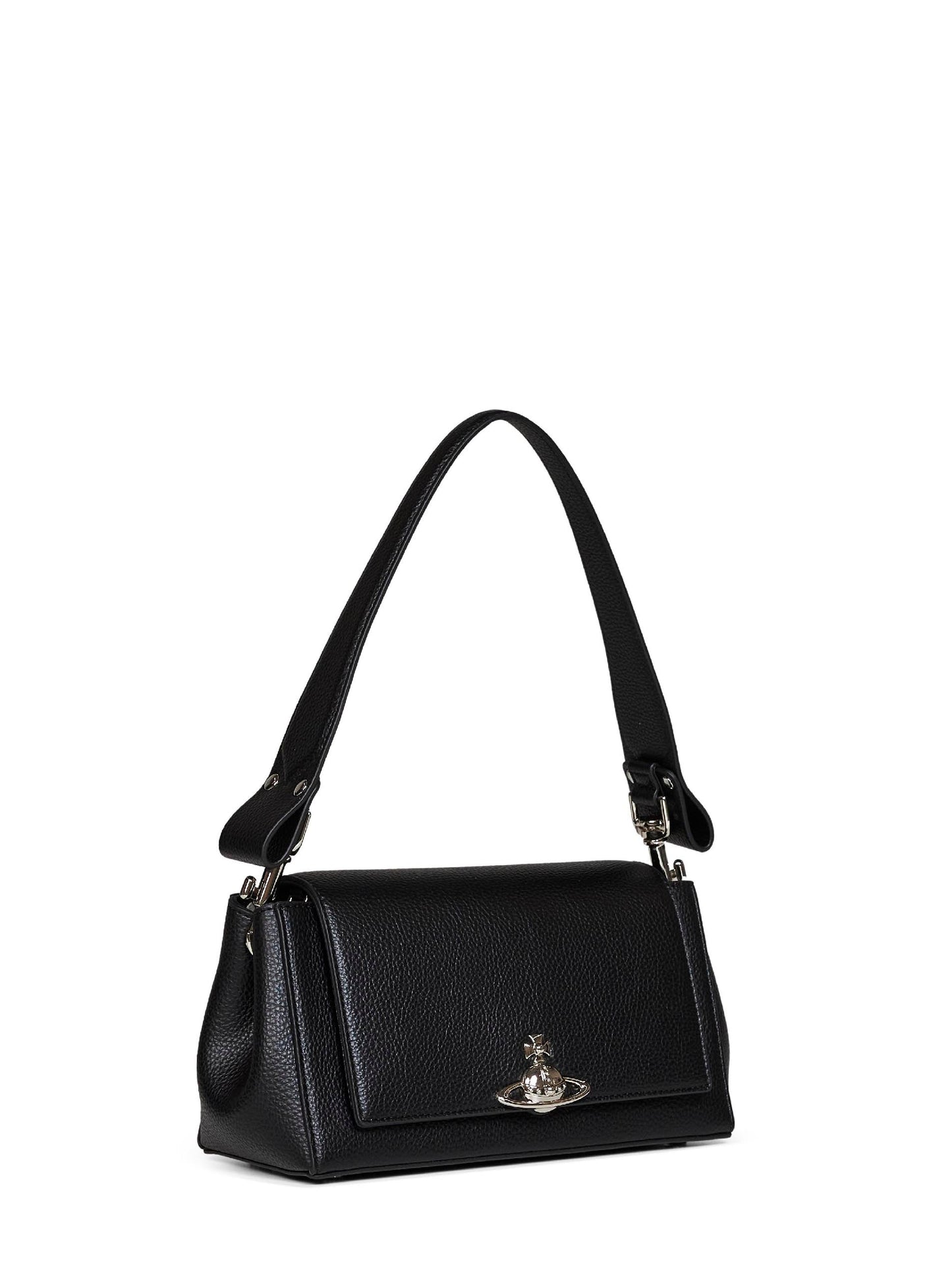 Vivienne Westwood Women Black Hazel Medium Shoulder Bag VIVIENNE WESTWOOD