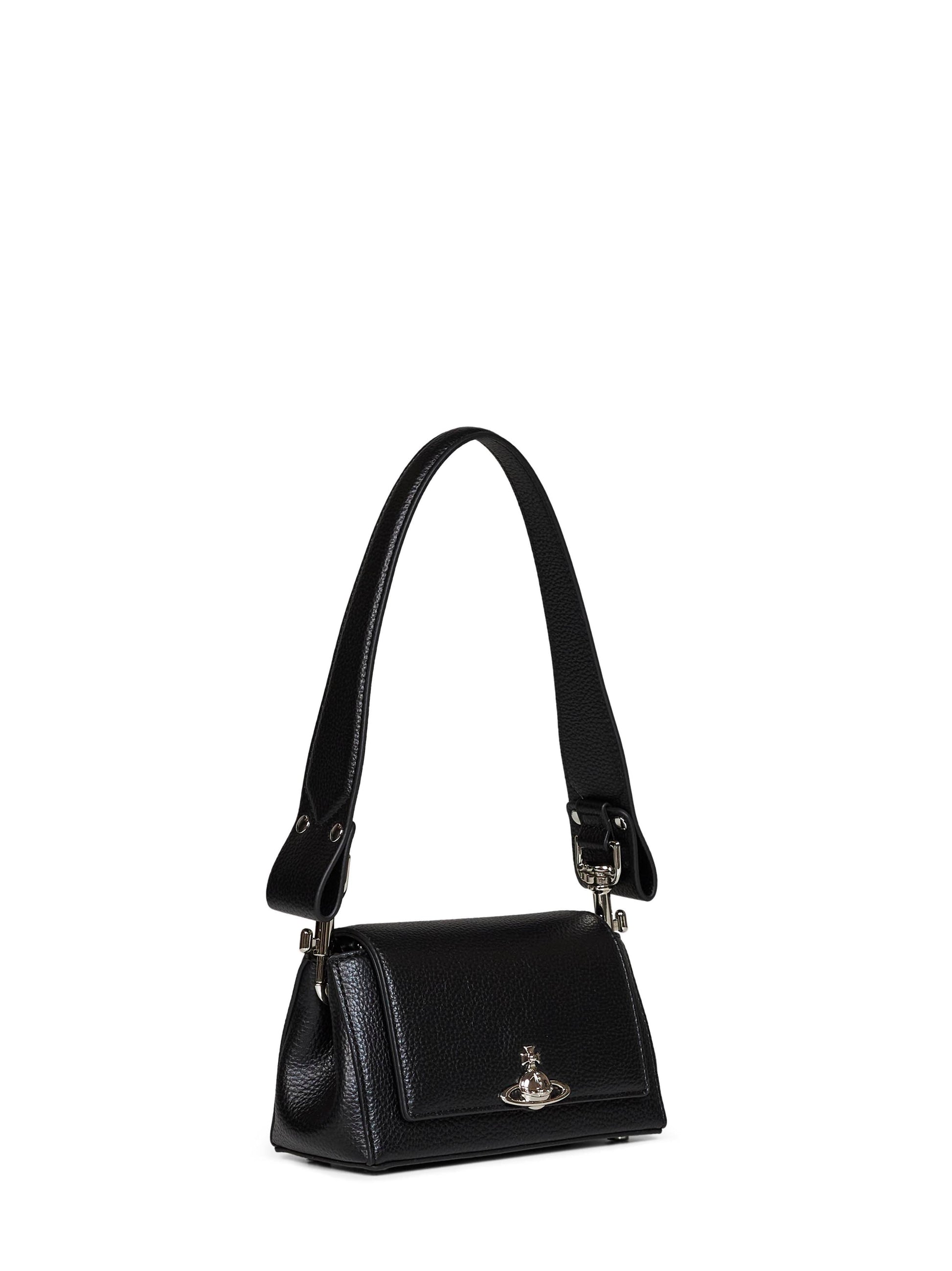 Vivienne Westwood Women Black Hazel Small Shoulder Bag VIVIENNE WESTWOOD