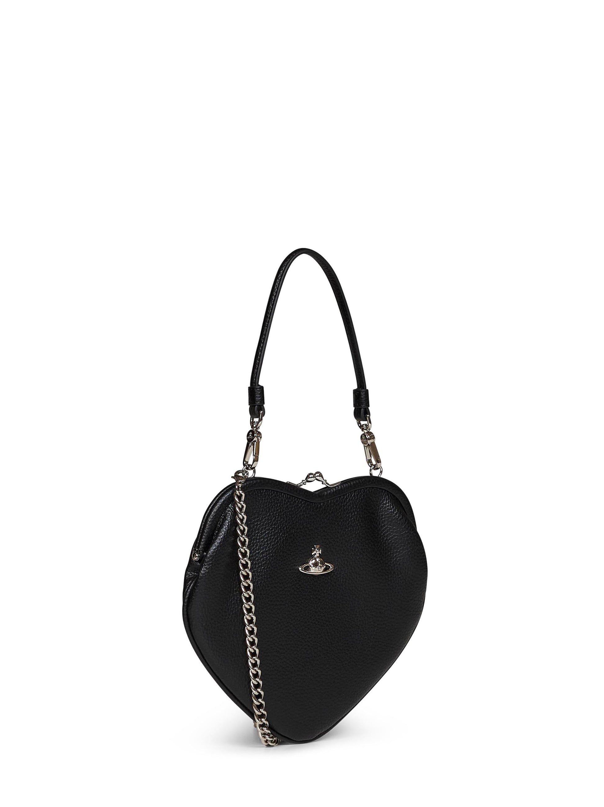 Vivienne Westwood Women Black Belle Heart Frame Handbag VIVIENNE WESTWOOD