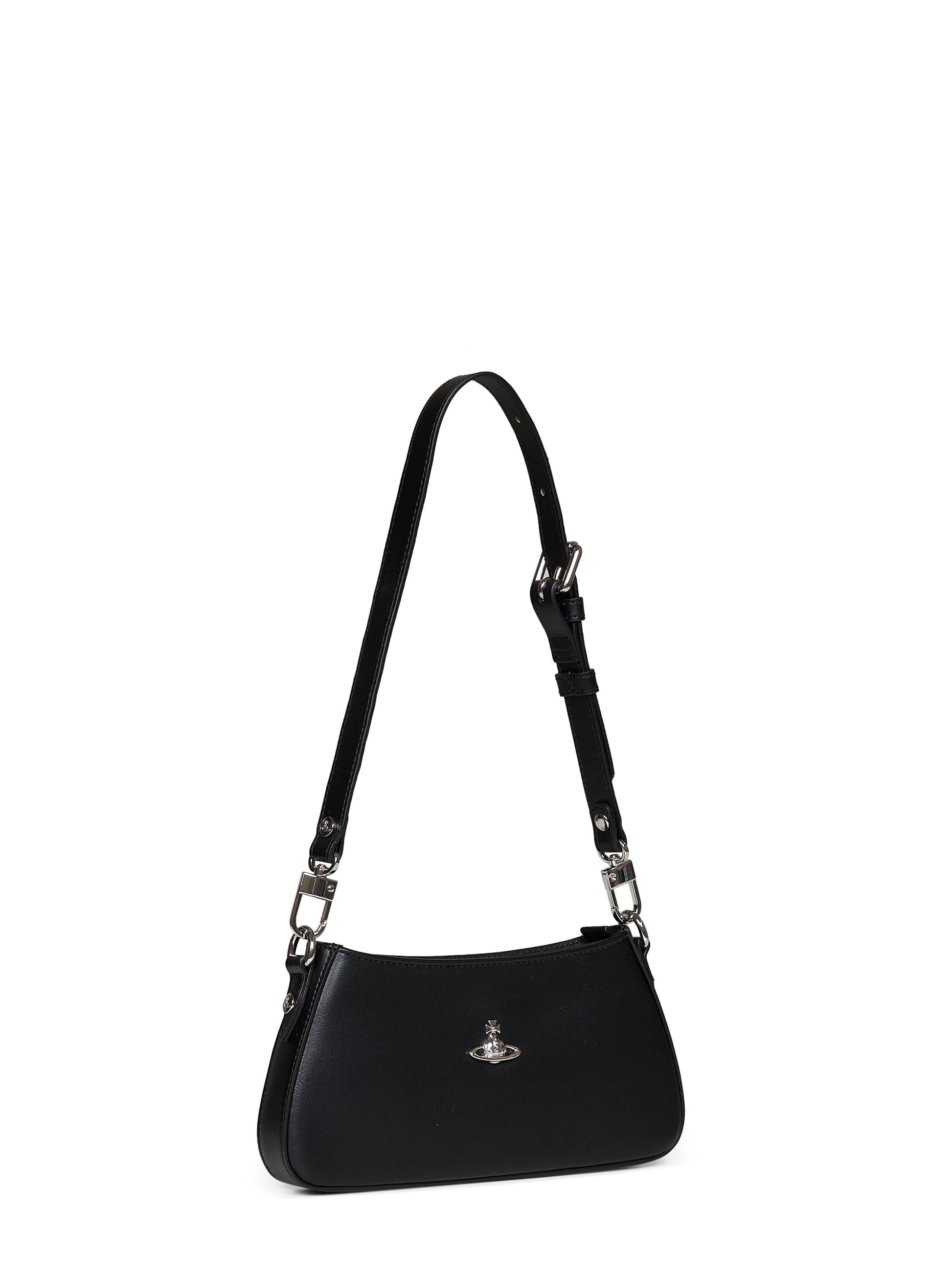 Vivienne Westwood Women Black Tasha Shoulder Phone Shoulder Bag VIVIENNE WESTWOOD