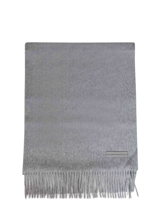 Zegna Men Medium Grey Oasi Cashmere Scarf ZEGNA