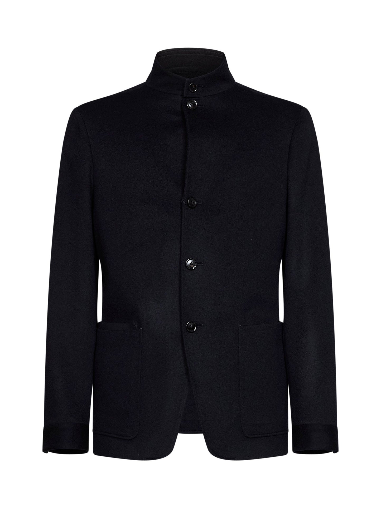 Zegna Men Blue Oasi Cashmere Il Conte Chore Jacket ZEGNA