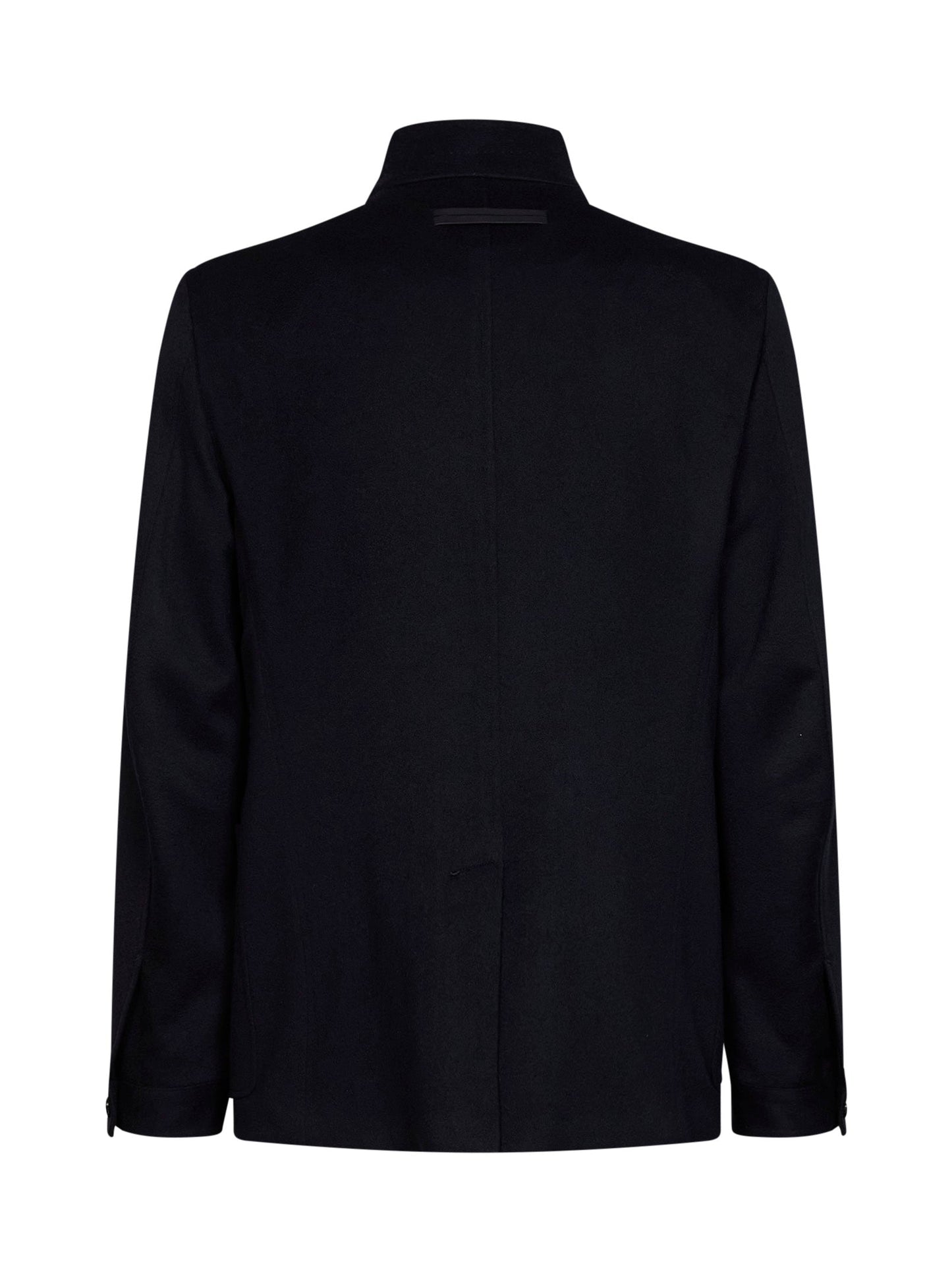 Zegna Men Blue Oasi Cashmere Il Conte Chore Jacket ZEGNA
