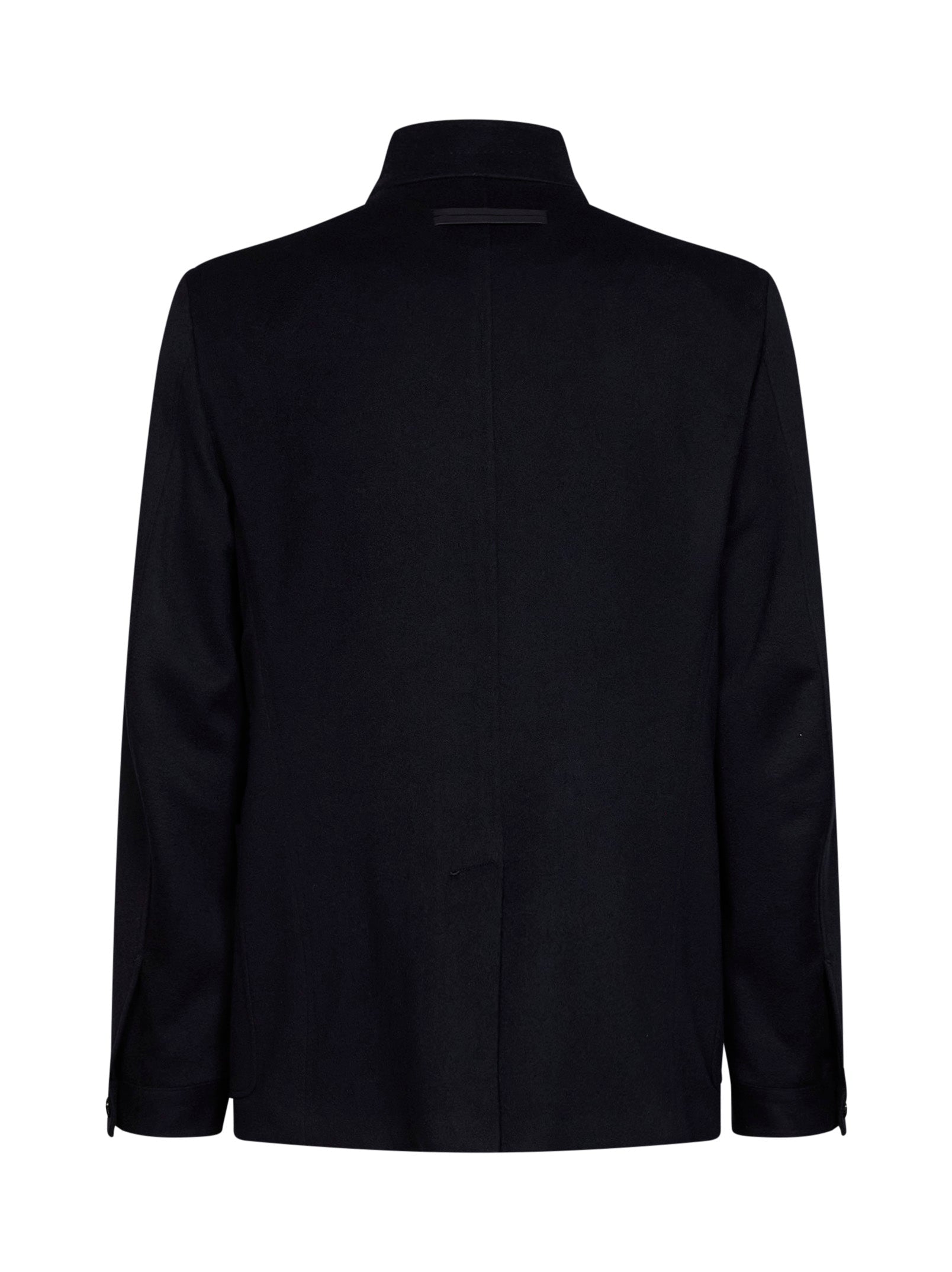 Zegna Men Blue Oasi Cashmere Il Conte Chore Jacket ZEGNA