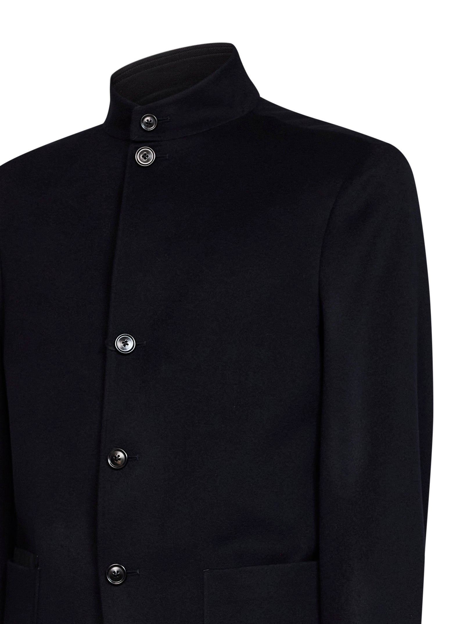 Zegna Men Blue Oasi Cashmere Il Conte Chore Jacket ZEGNA