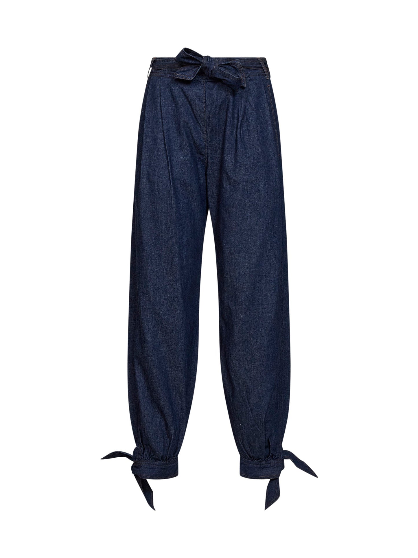 Zimmermann Women Ink Denim Aster Harem Trousers ZIMMERMANN