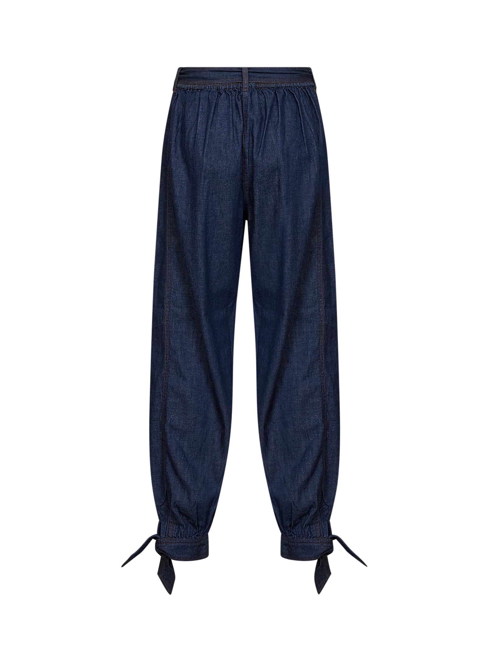 Zimmermann Women Ink Denim Aster Harem Trousers ZIMMERMANN
