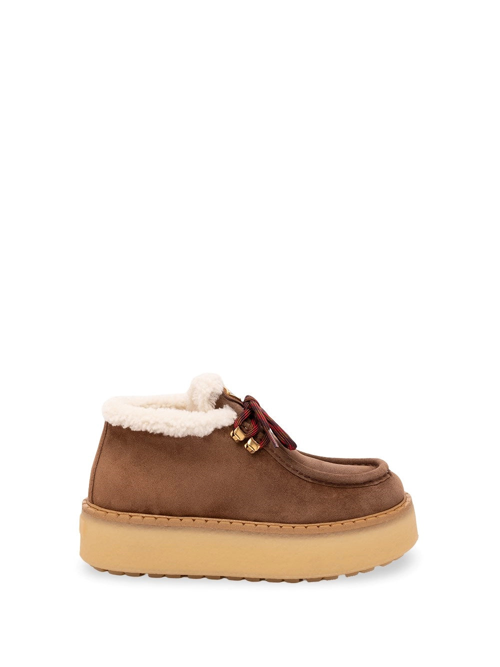Prada Women Suede Lace-Up Shoes PRADA