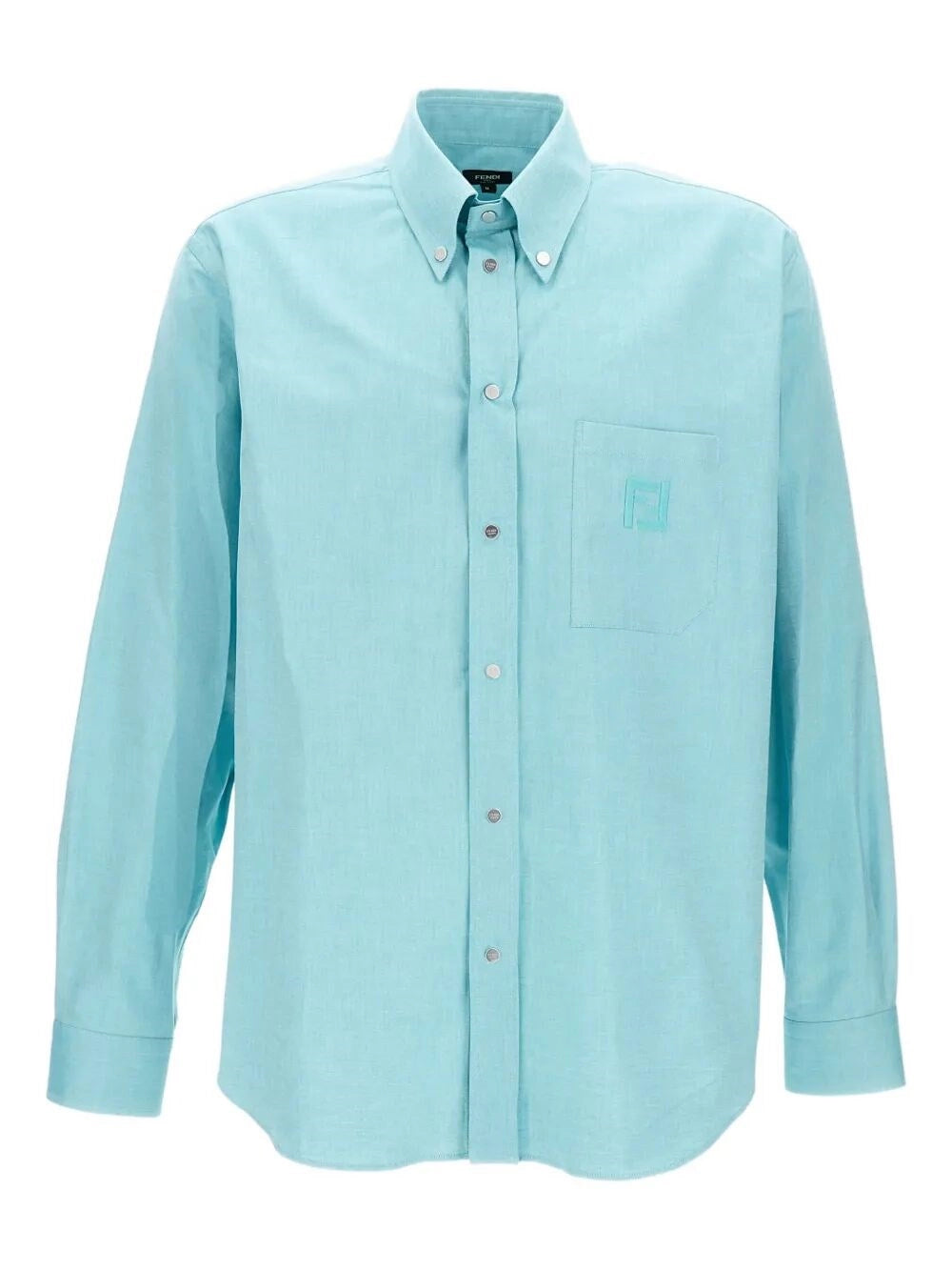 Fendi Men Shirt With `Ff` Embroidery FENDI