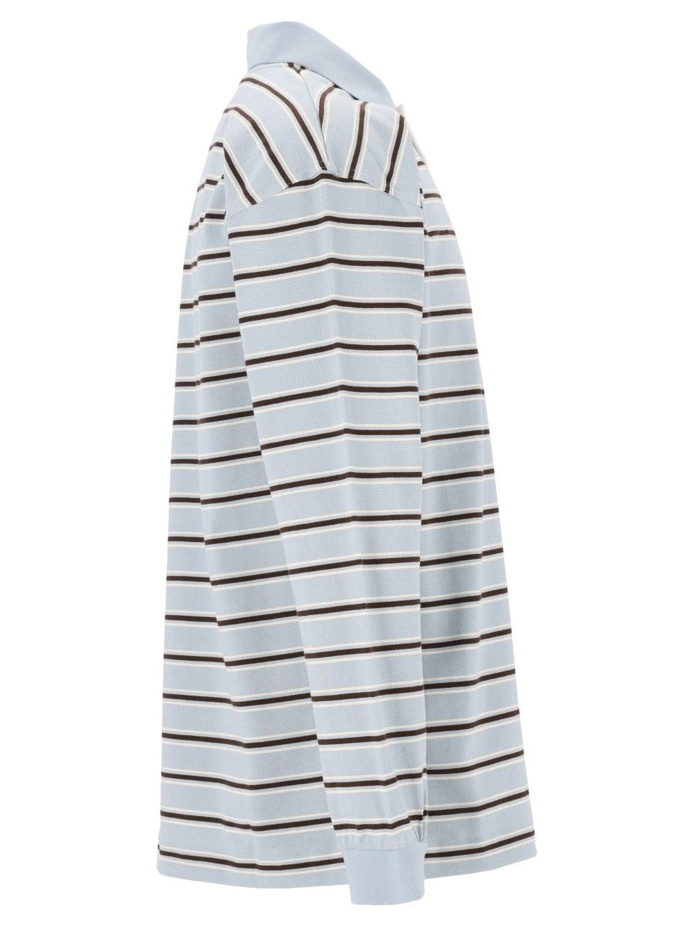 Bottega Veneta Men Striped Polo Shirt BOTTEGA VENETA
