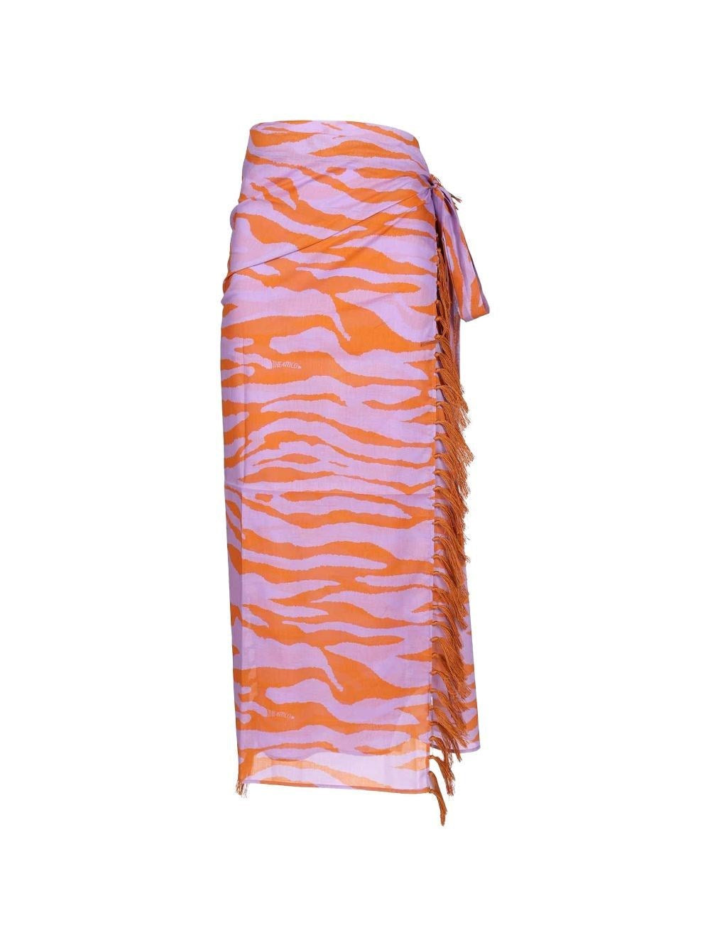 The Attico Women Animal Print Pareo THE ATTICO