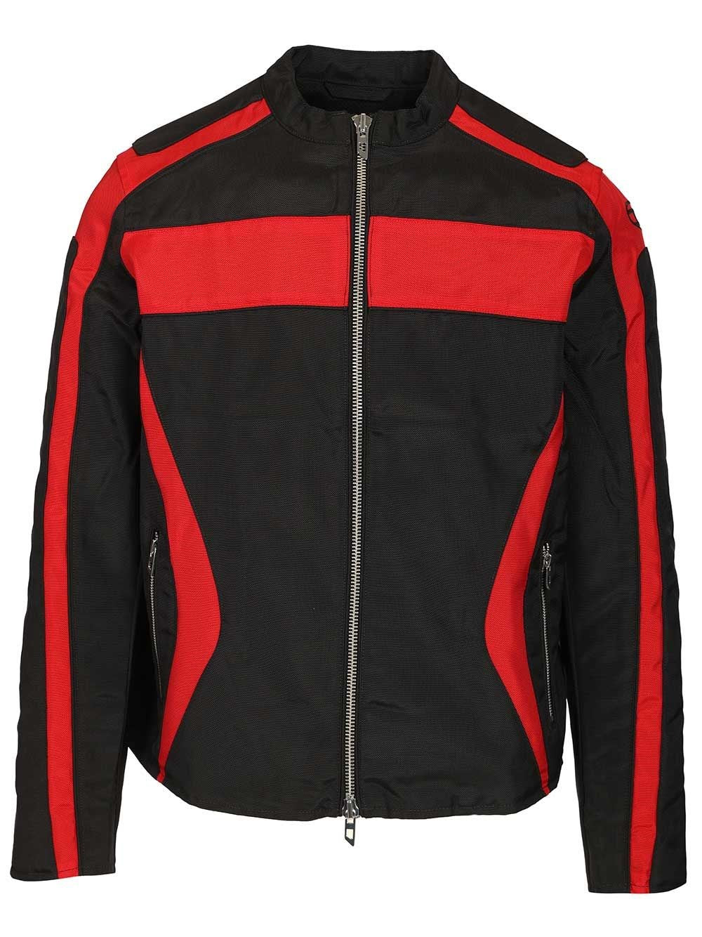 Diesel Men Nylon Biker Jacket DIESEL