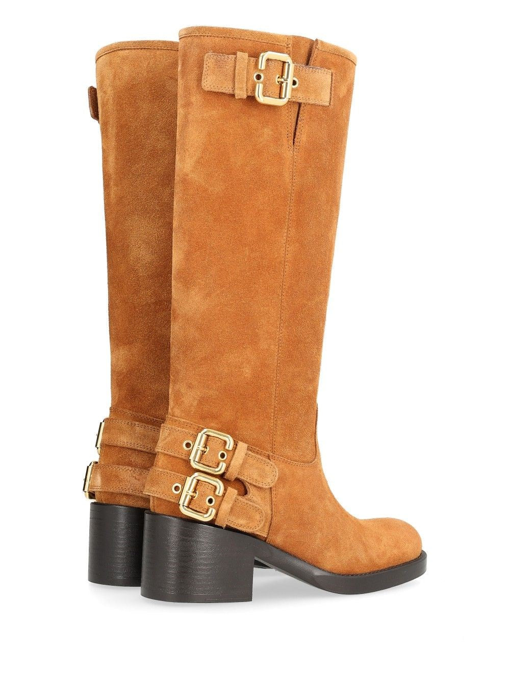 Chloe' Women Dakota Suede Biker Boots CHLOE