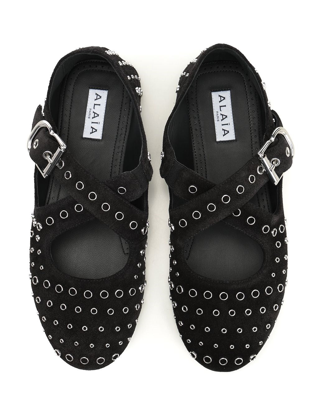 Alaïa Women Flat Crisscross Ballerinas ALAIA