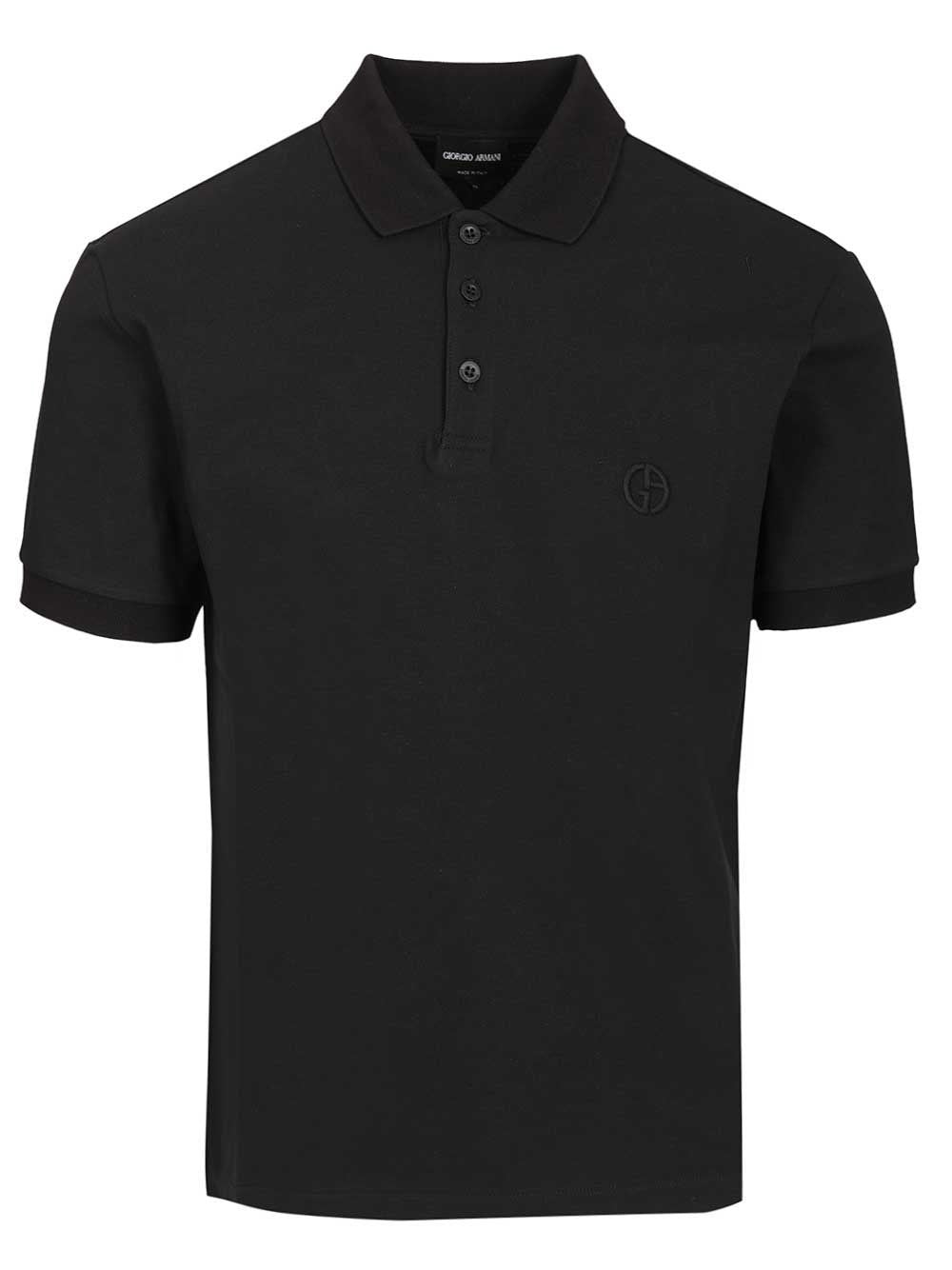 Giorgio Armani Men Pique Polo Shirt GIORGIO ARMANI