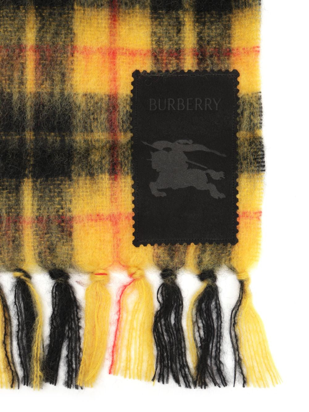 Burberry Women Check Wool And Mohair Scarf BURBERRY