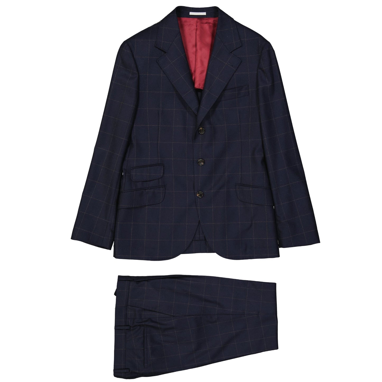 Brunello Cucinelli Wool Suit Men BRUNELLO CUCINELLI