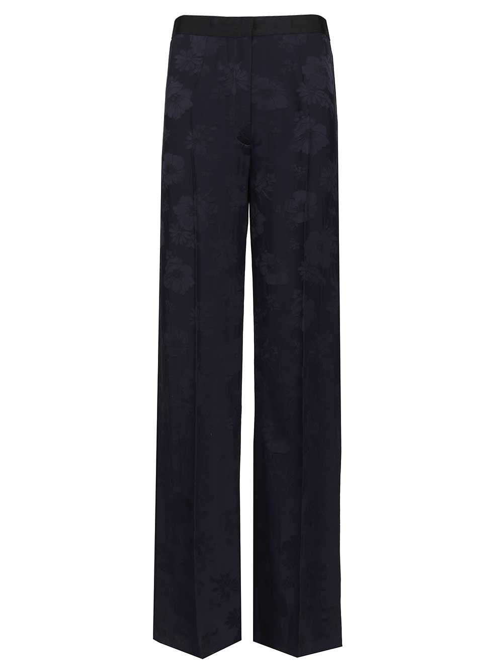 Forte_Forte Women Fluid Bouquet Jacquard High Waist Straight Pants FORTE FORTE