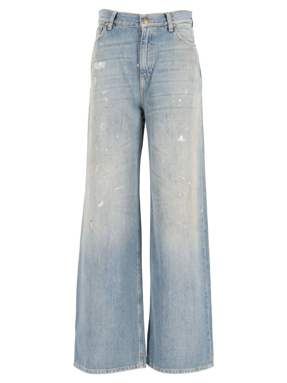 Golden Goose Women Jeans With Embroidered Logo GOLDEN GOOSE