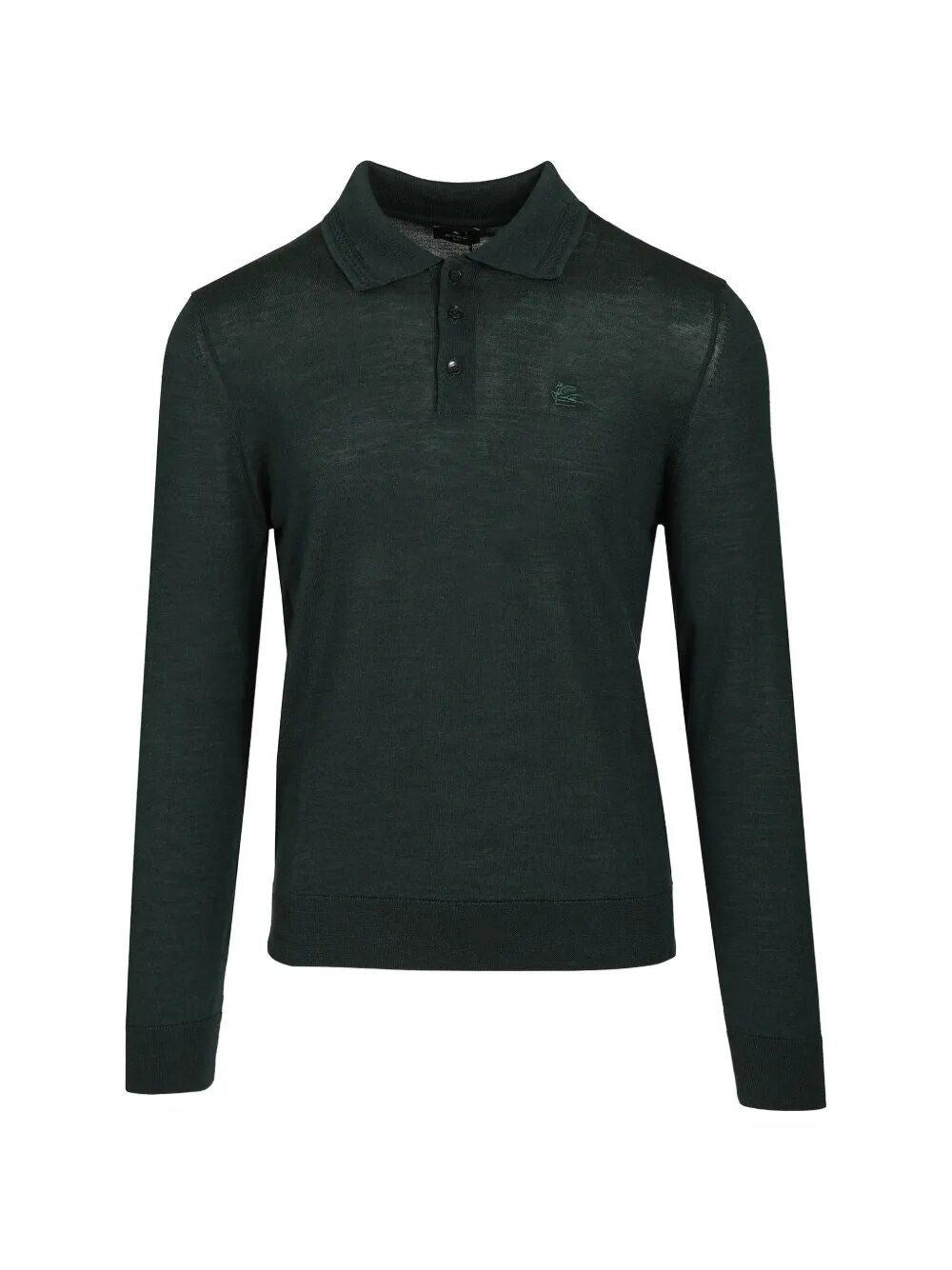 Etro Men Wool And Silk Polo Shirt ETRO