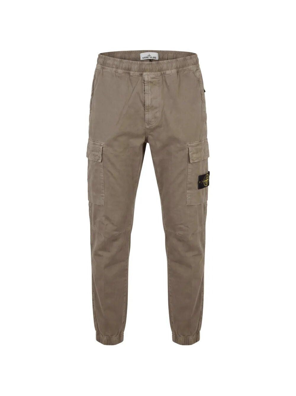 Stone Island Men Vintage-Effect Stretch Trousers STONE ISLAND