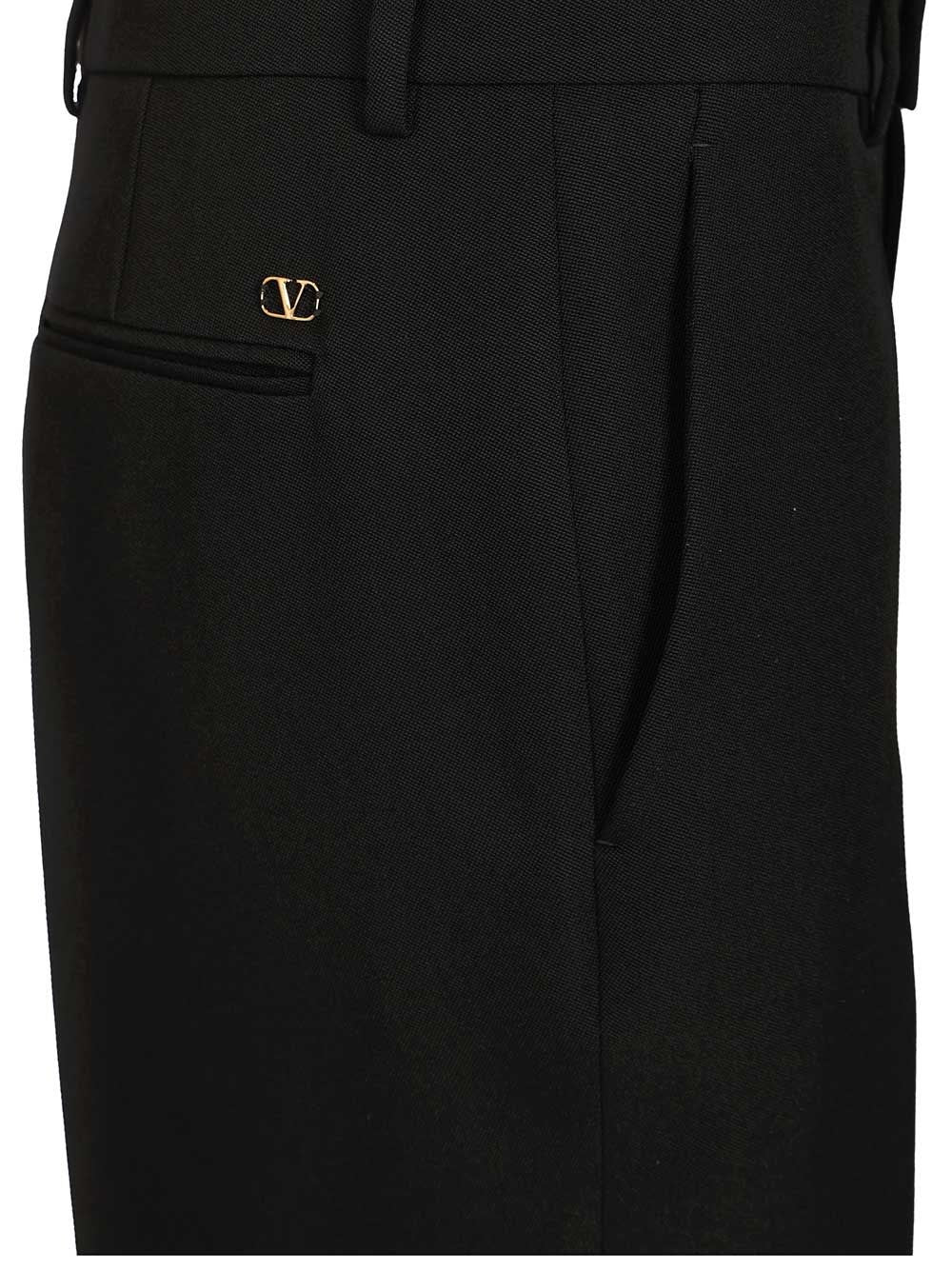 Valentino Garavani Men Formal Wool Trousers VALENTINO GARAVANI