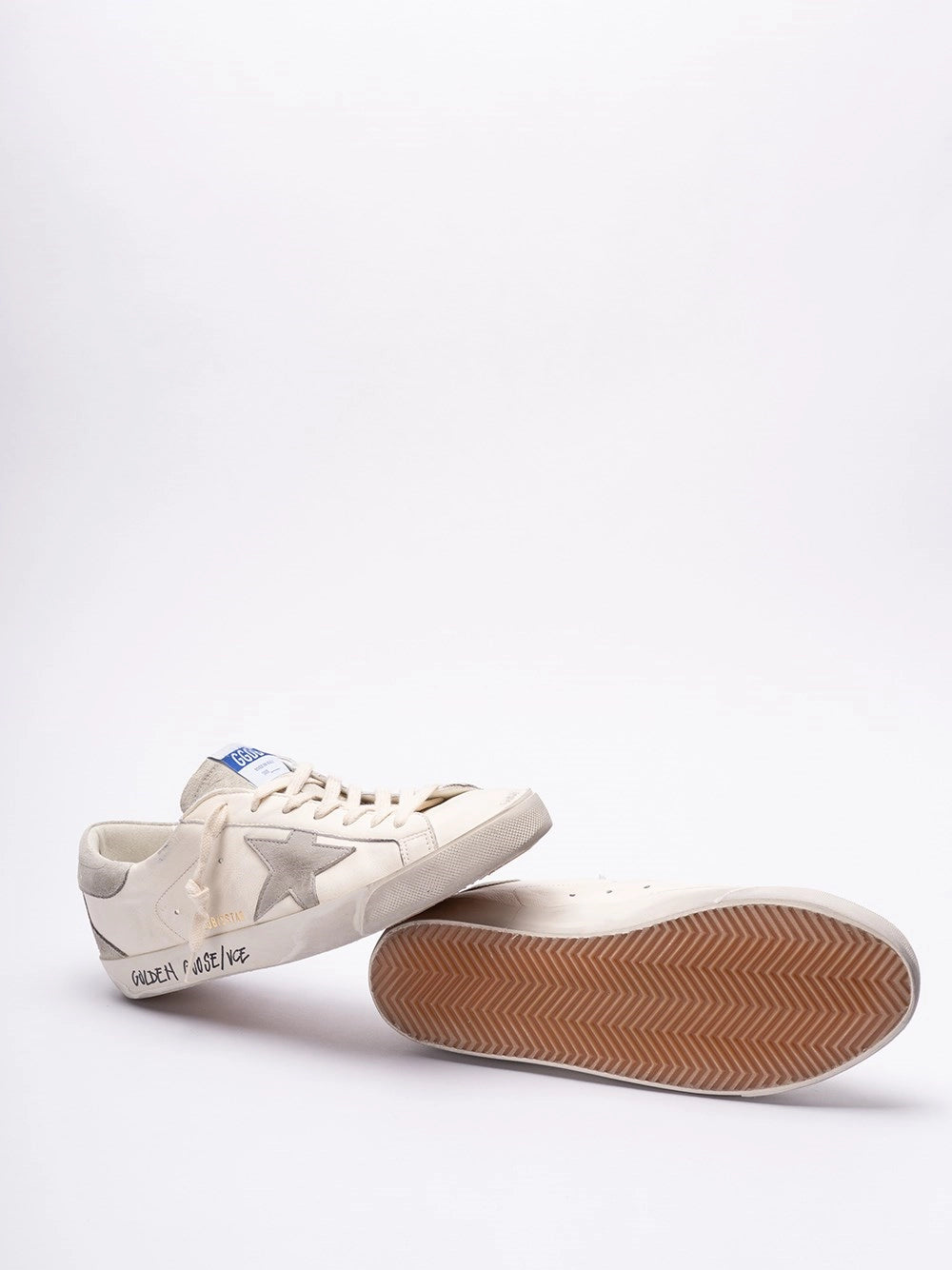 Golden Goose Men `Super-Star` Sneakers GOLDEN GOOSE