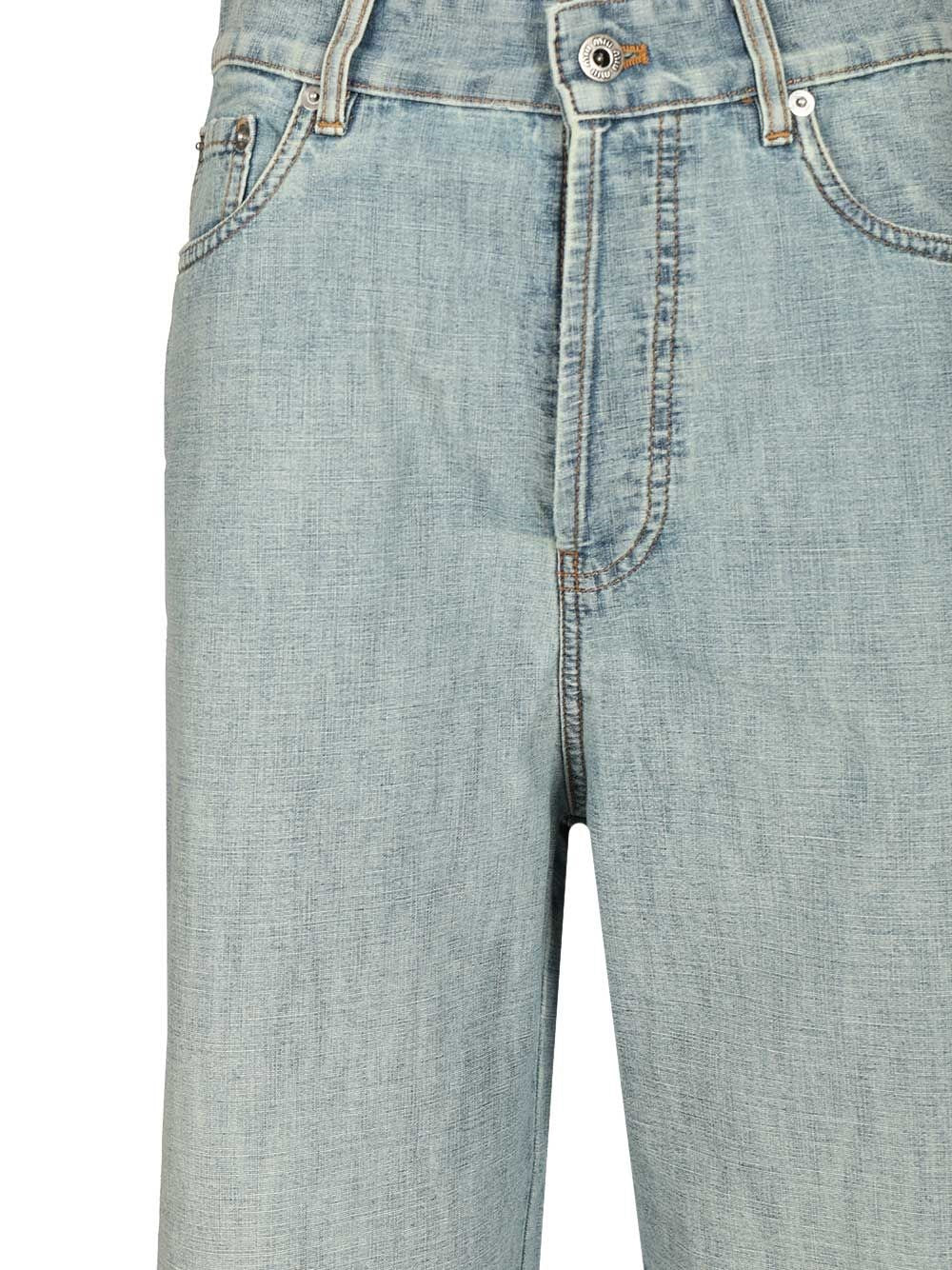 Miu Miu Women Chambray Denim Trousers MIU MIU