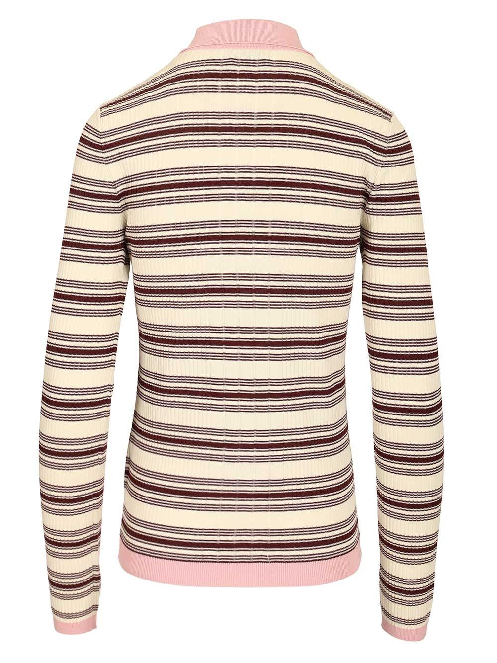 Moncler Women Cotton Crepe Polo Shirt MONCLER