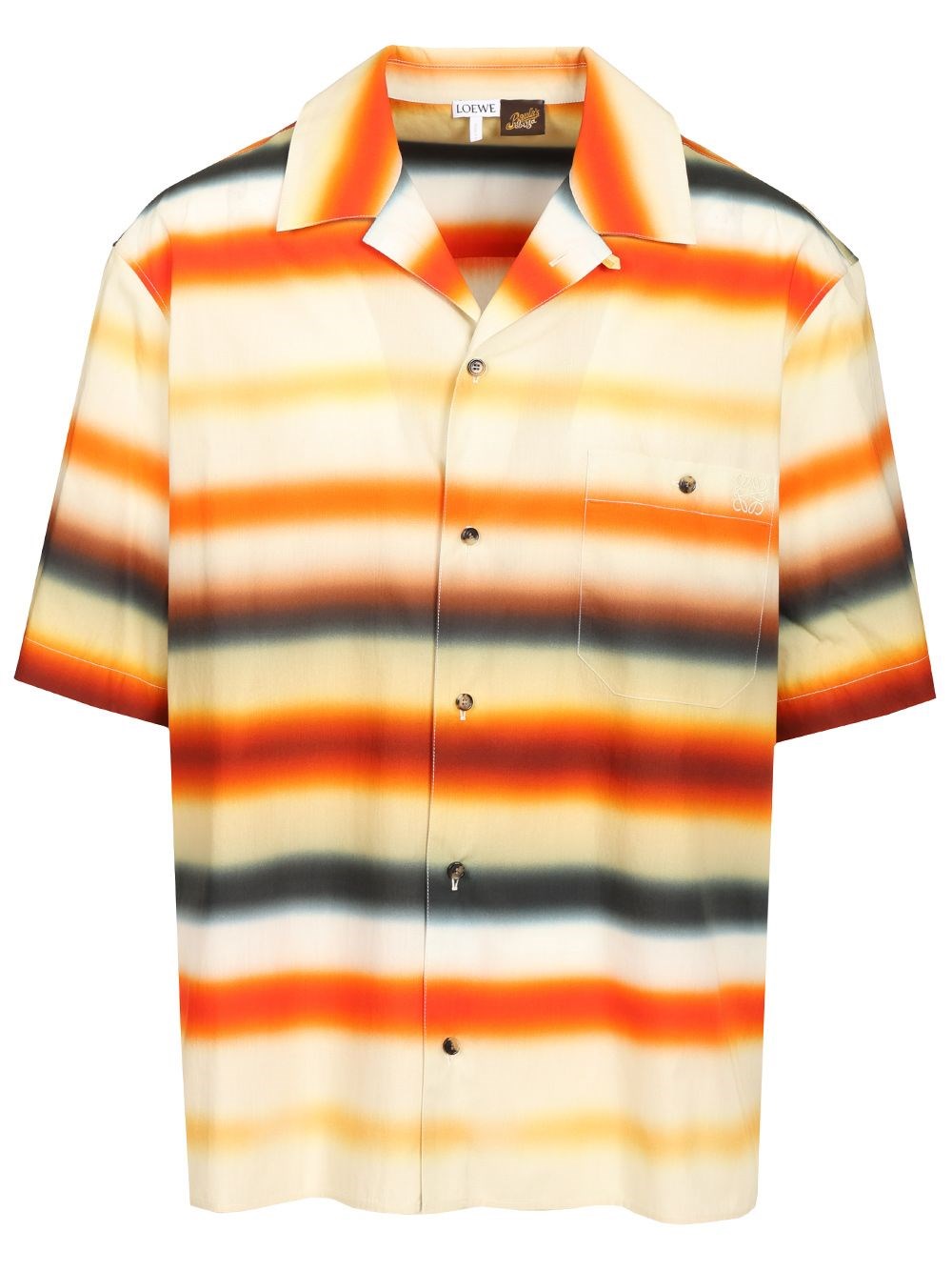 Loewe Paula's Ibiza Men Short-Sleeved Cotton Shirt LOEWE