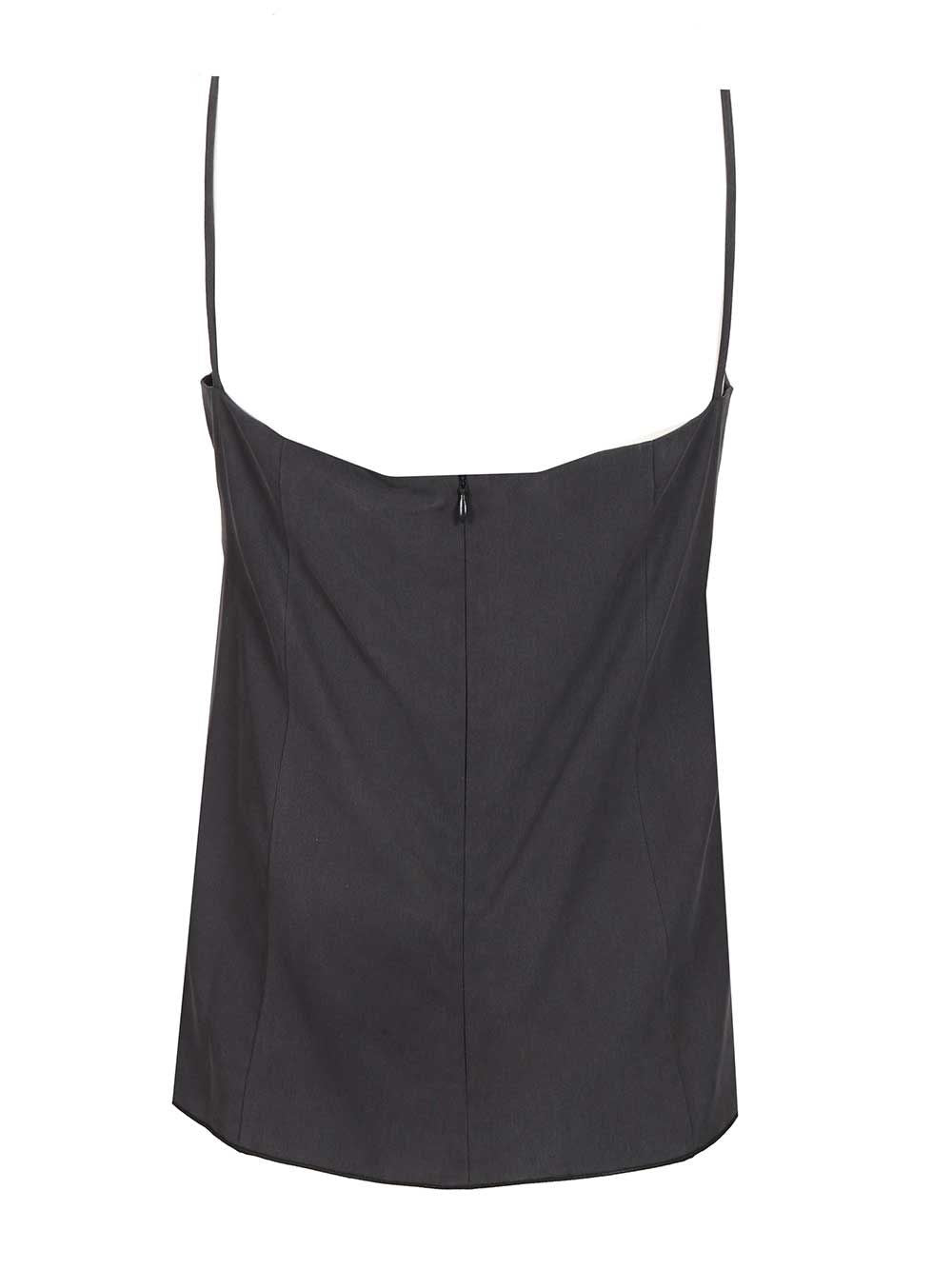 Max Mara Women Silk Canvas Top MAX MARA