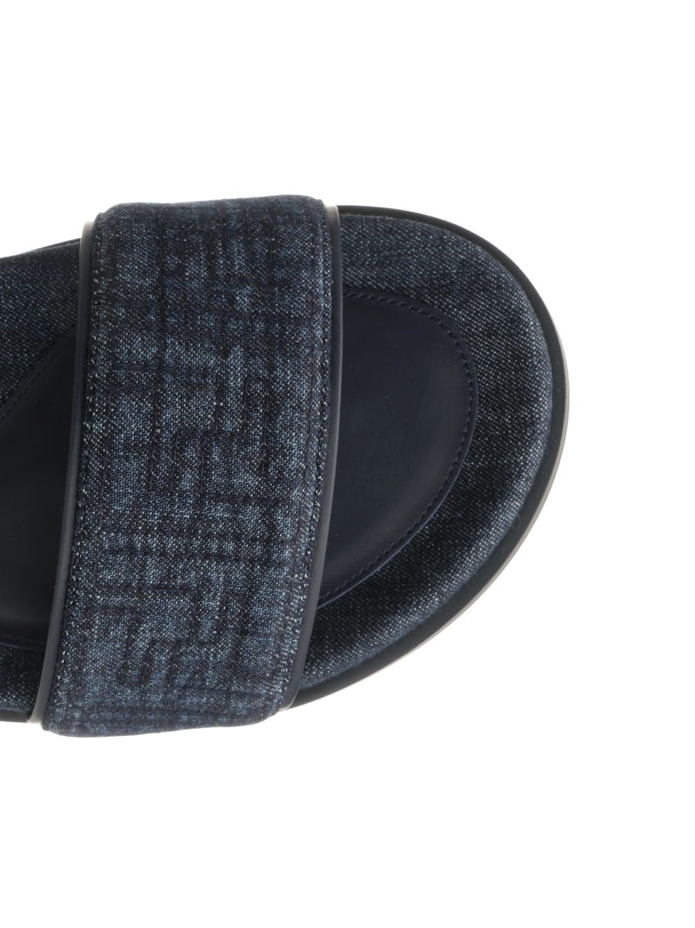 Fendi Women Flat Denim Slides FENDI