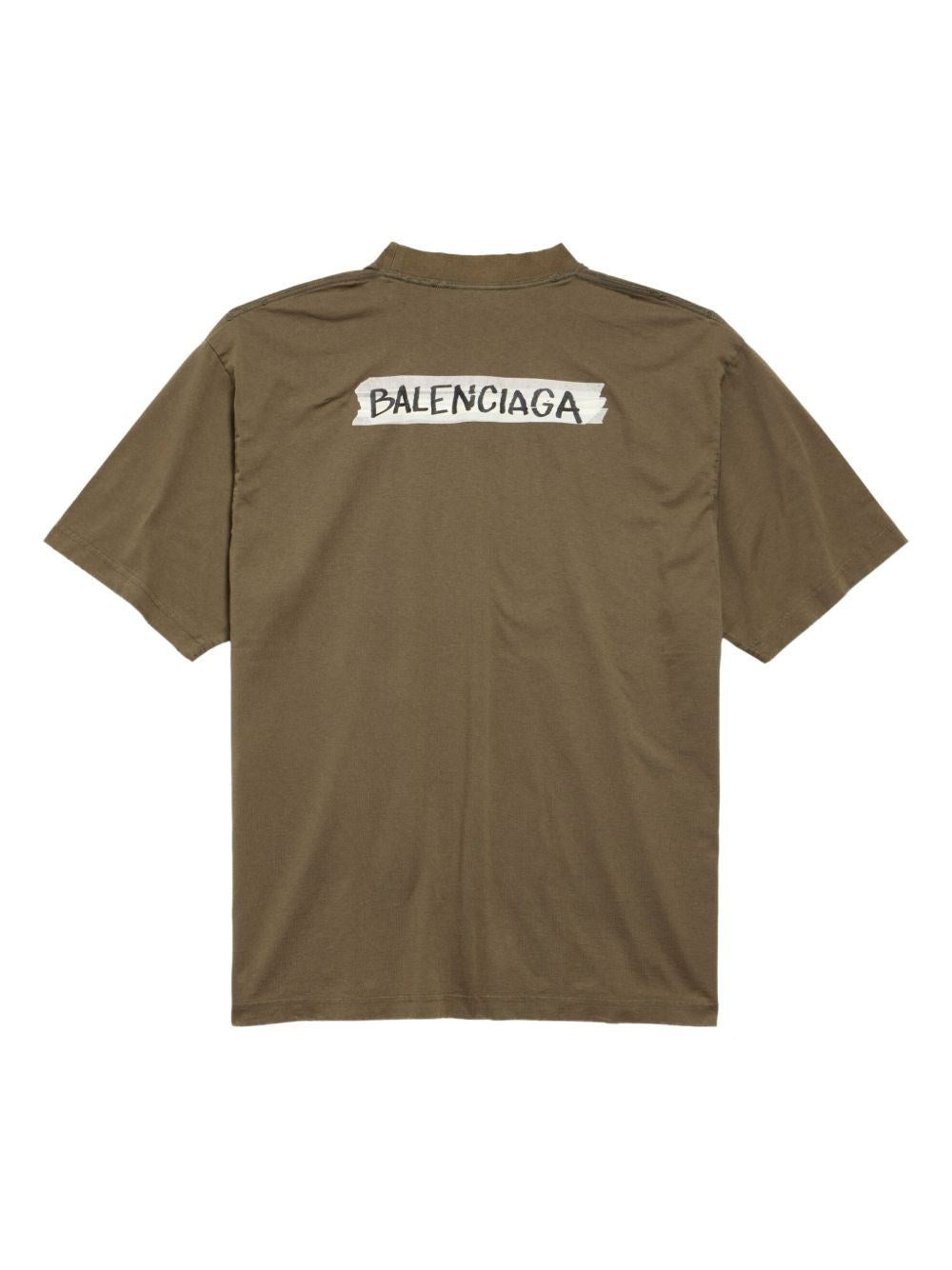 Balenciaga Men 'Masking Tape' T-Shirt BALENCIAGA